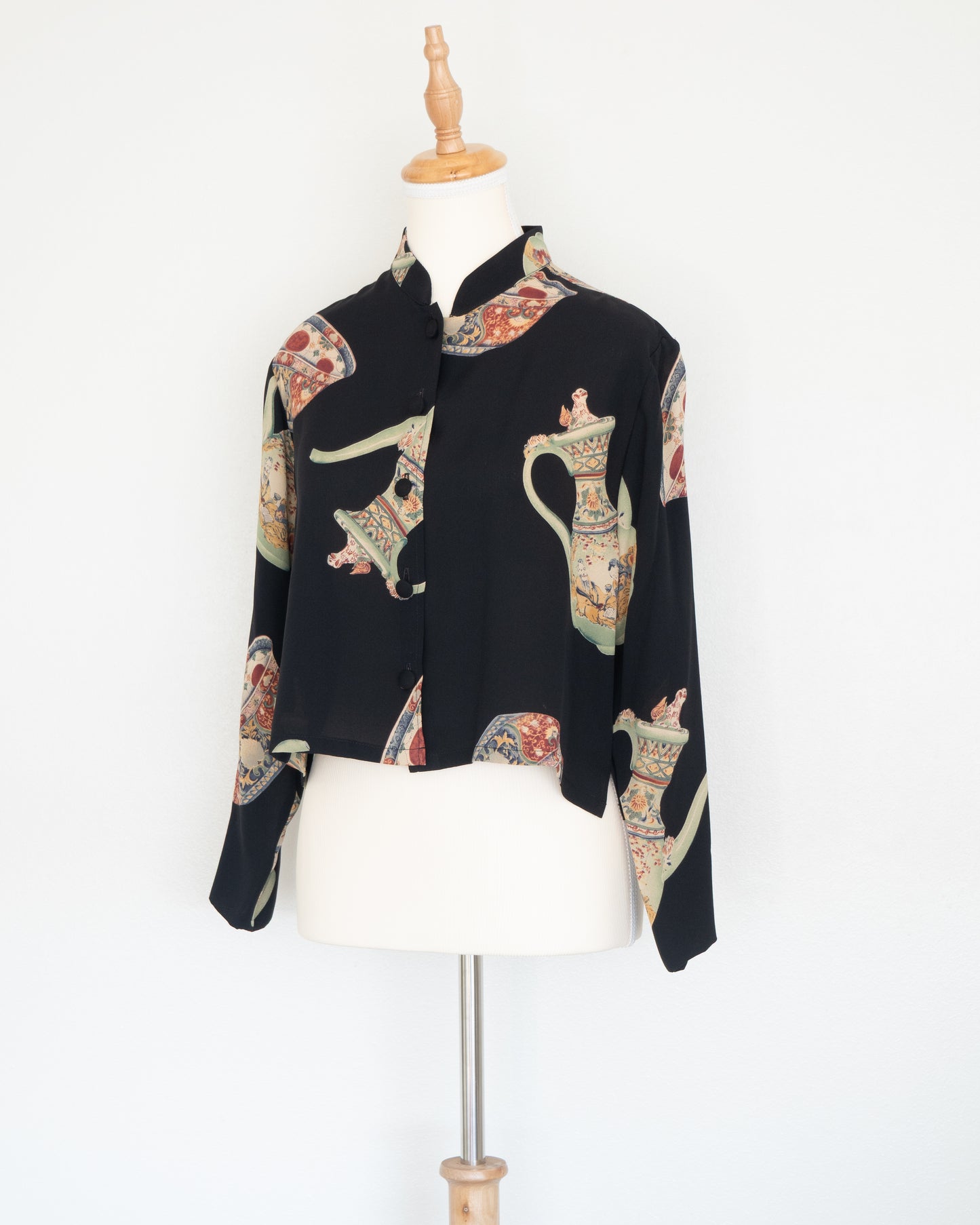 Blusa Seda Manga Larga - Harari - La Reversa