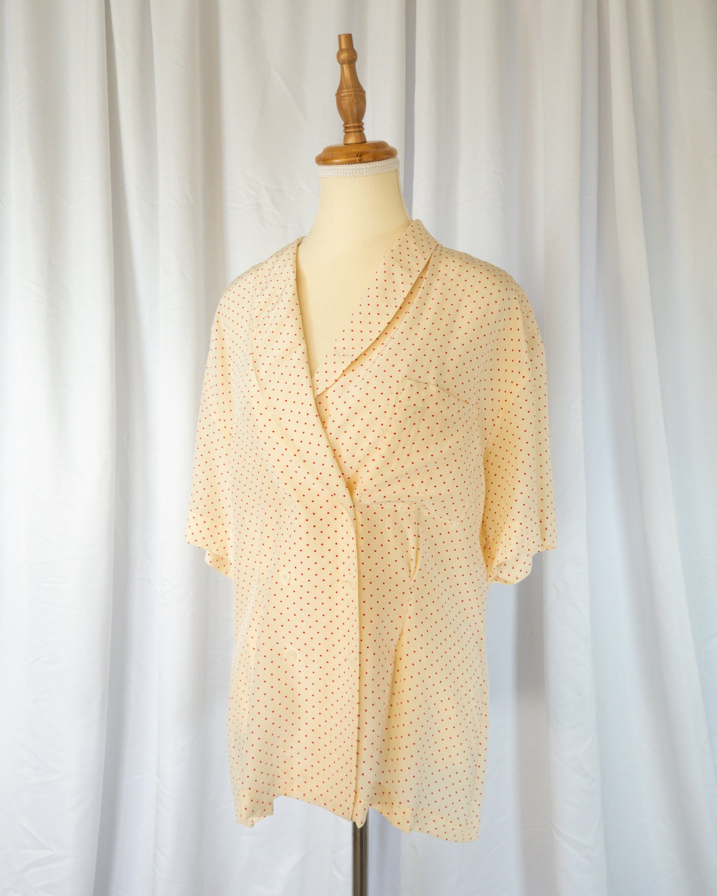 Blusa Seda Natural - Christian Dior Chemises - La Reversa