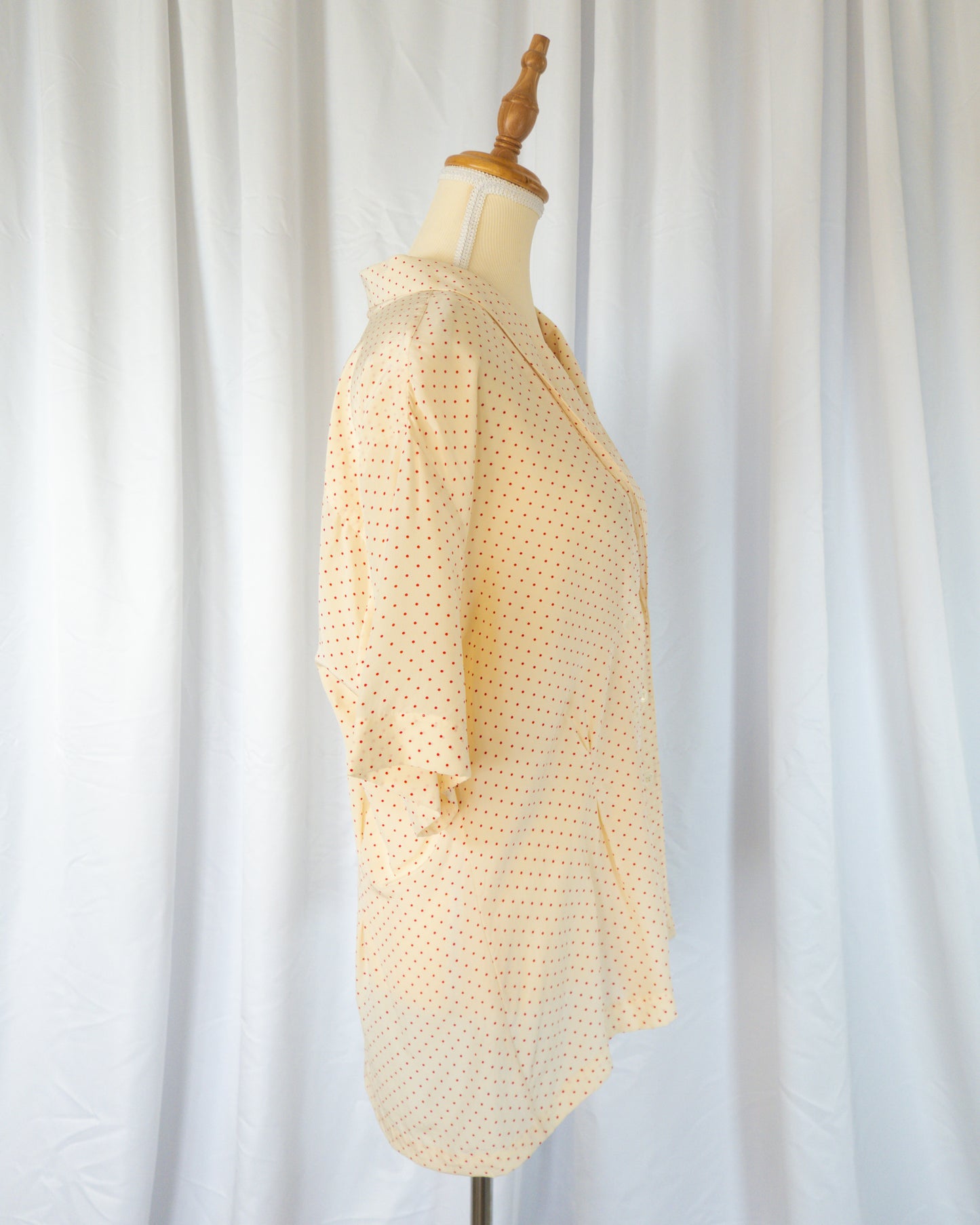 Blusa Seda Natural - Christian Dior Chemises - La Reversa