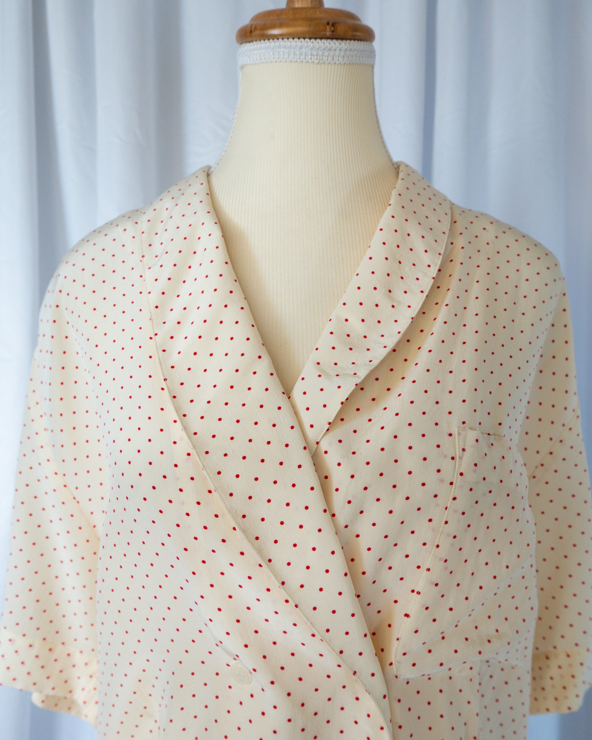 Blusa Seda Natural - Christian Dior Chemises - La Reversa