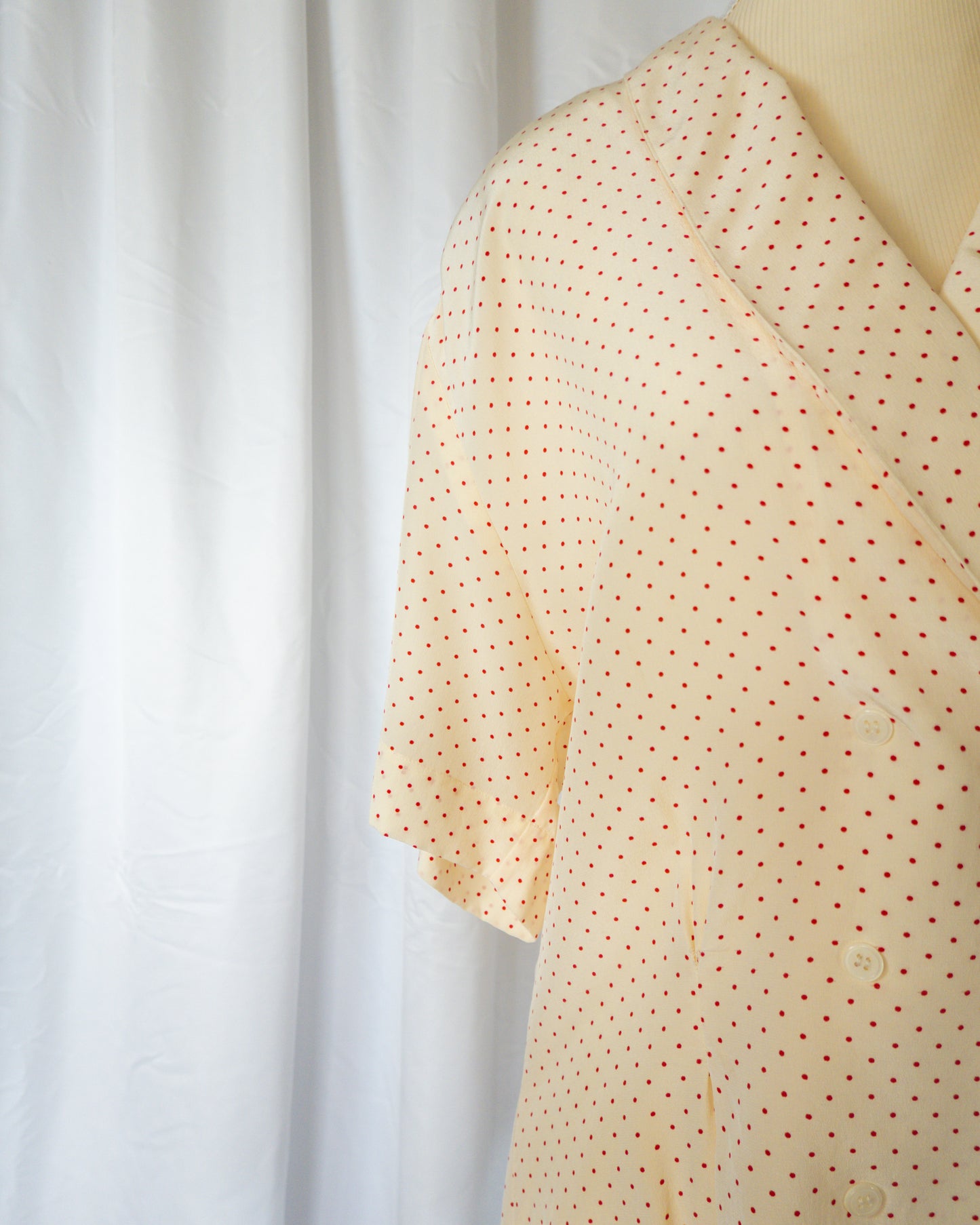 Blusa Seda Natural - Christian Dior Chemises - La Reversa