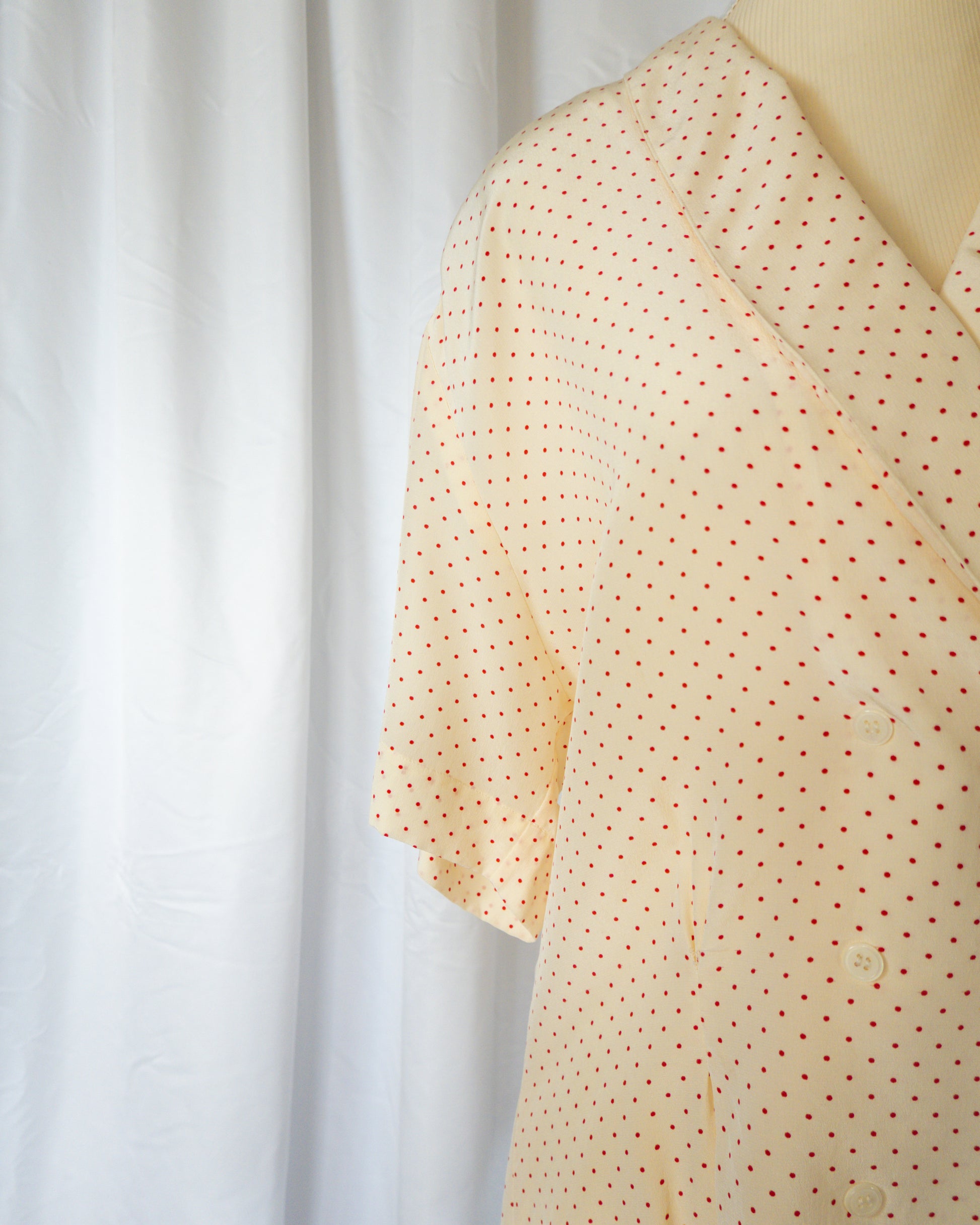Blusa Seda Natural - Christian Dior Chemises - La Reversa