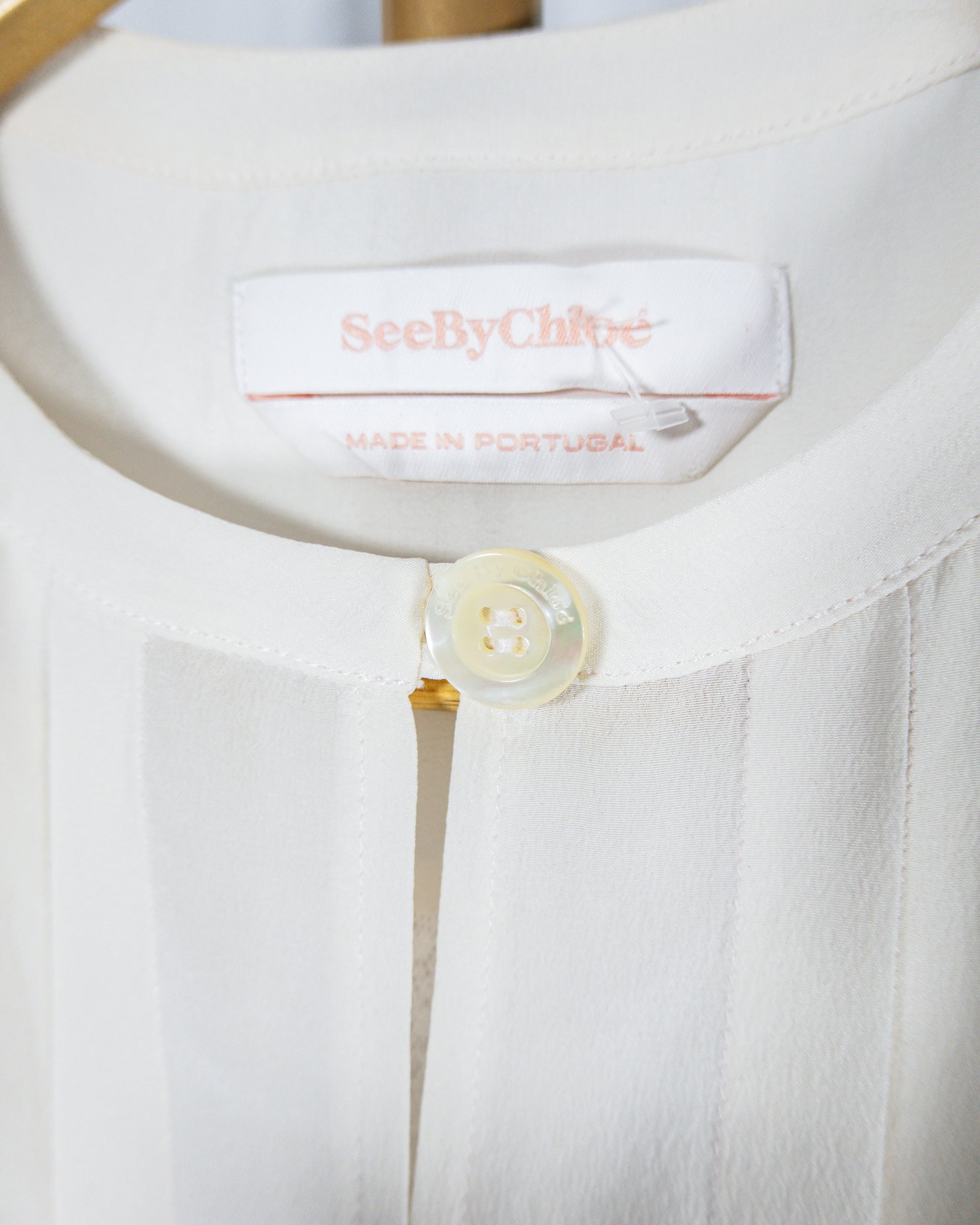 Blusa Tableada - See by Chloé - La Reversa