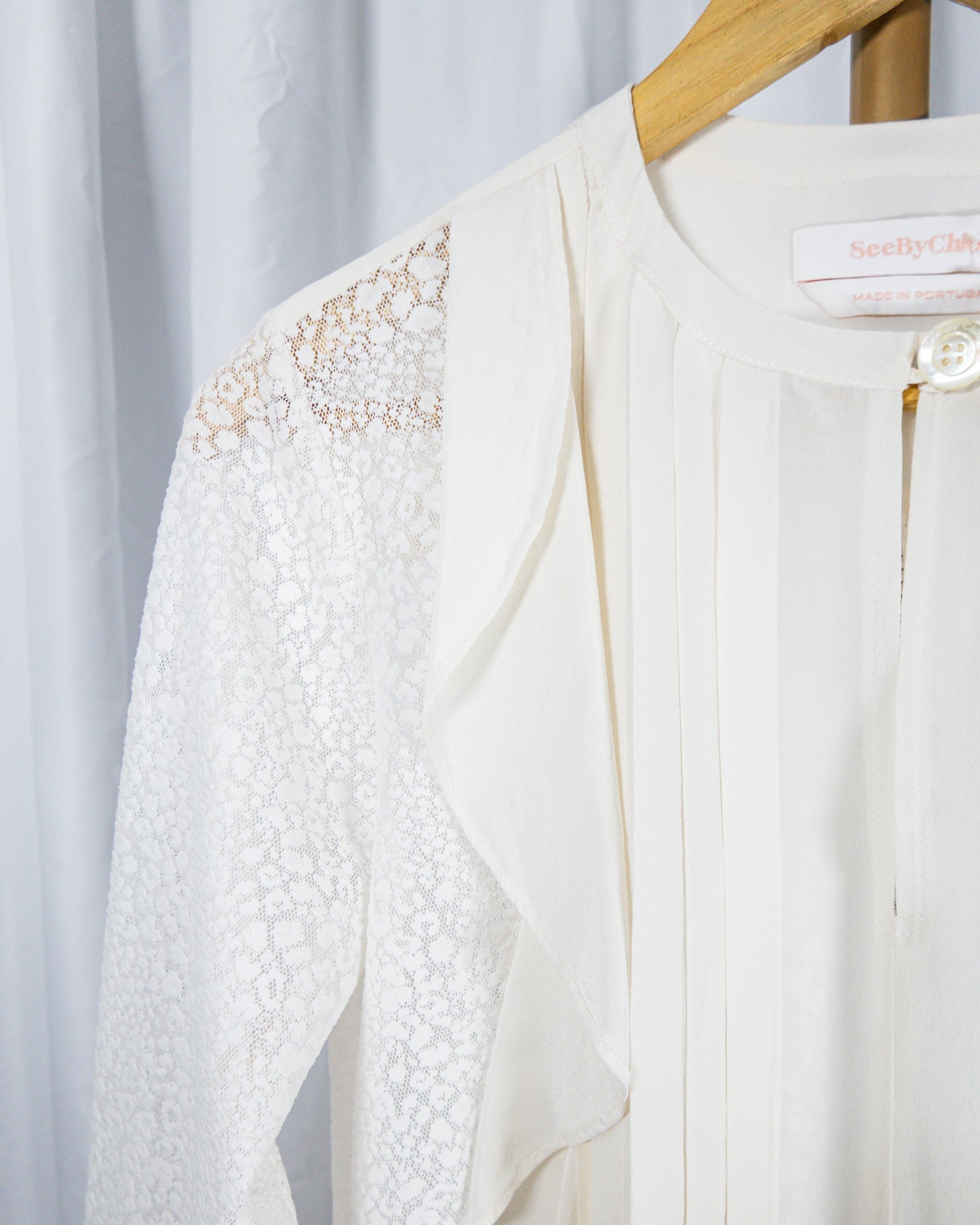 Blusa Tableada - See by Chloé - La Reversa
