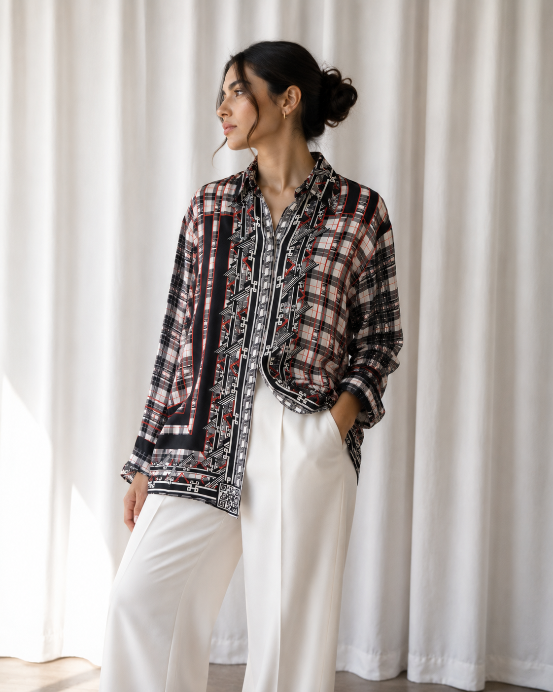Blusa con Estampado Gráfico - Versus - La Reversa