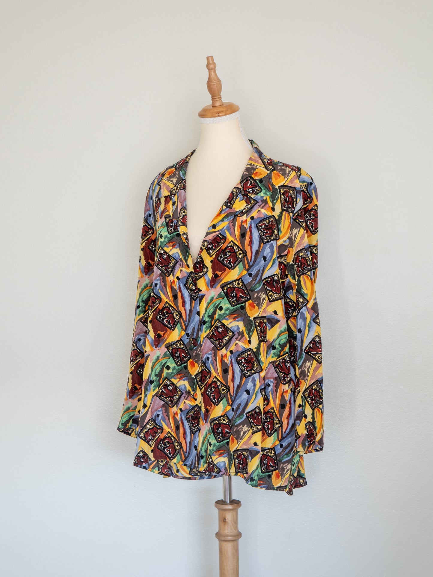 Blusa de Seda Estampada - Fendi - La Reversa