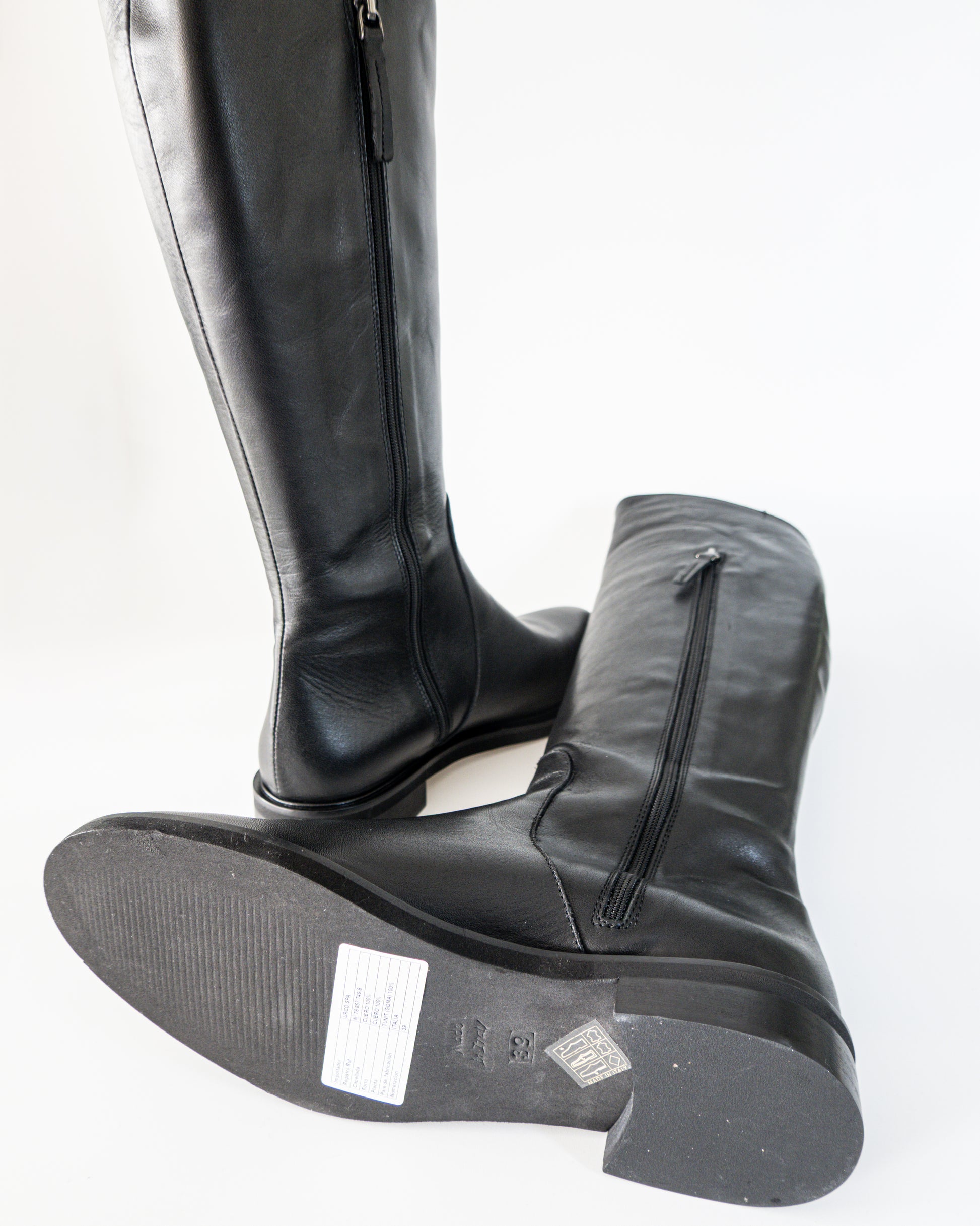 Botas de Cuero Negras - Urco - La Reversa