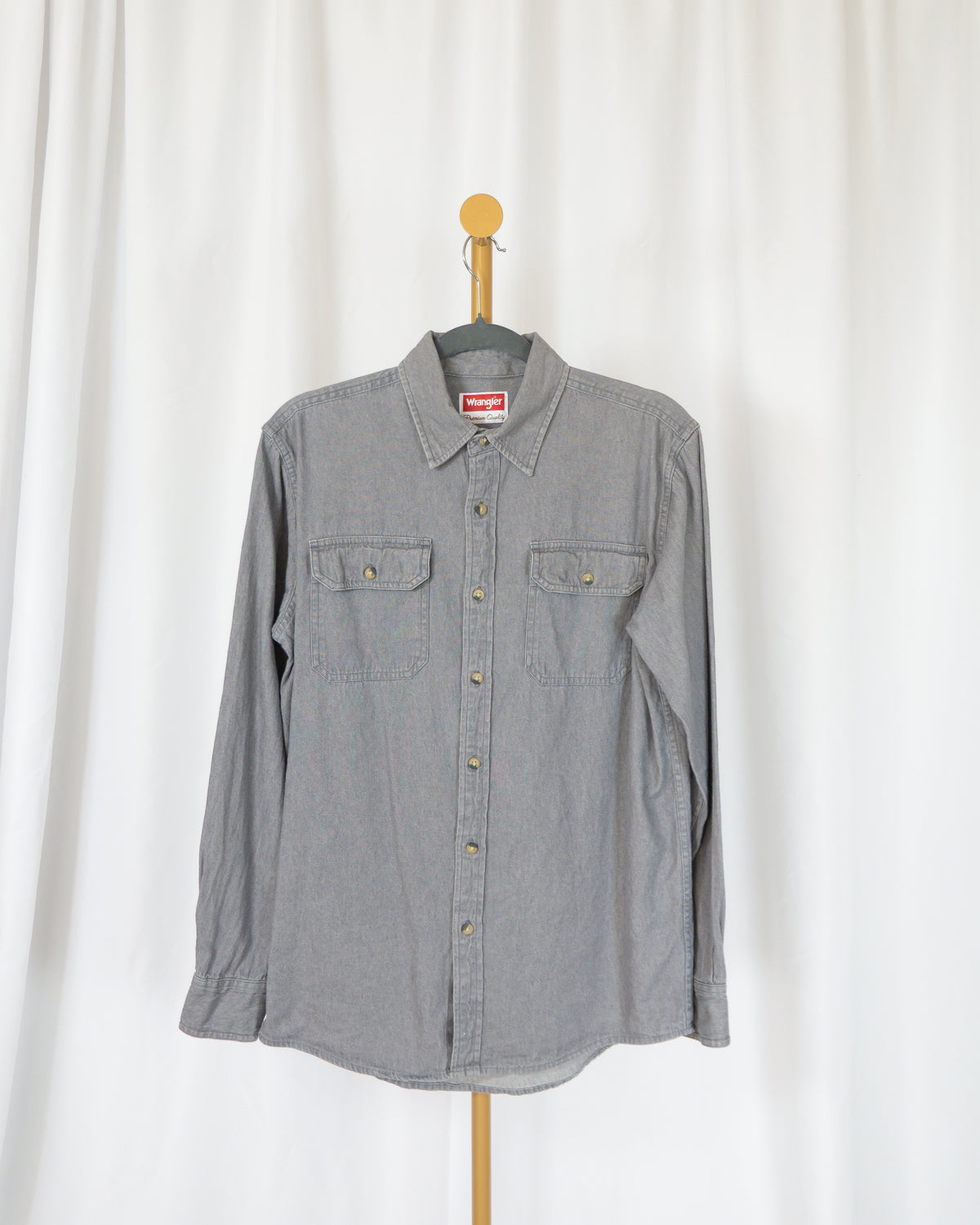 Camisa Denim Gris - Wrangler - La Reversa