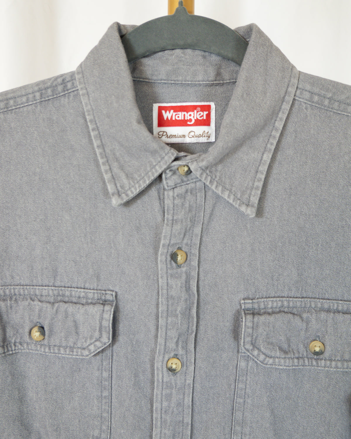 Camisa Denim Gris - Wrangler - La Reversa