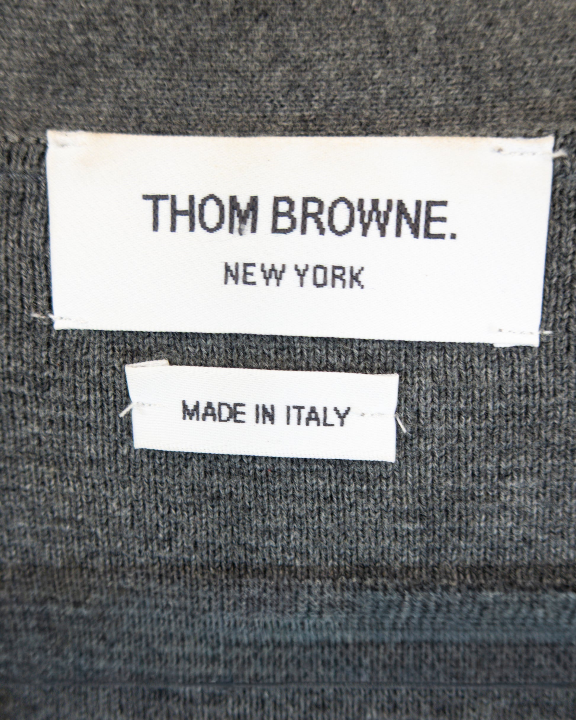 Cardigan Gris - Thom Browne - La Reversa