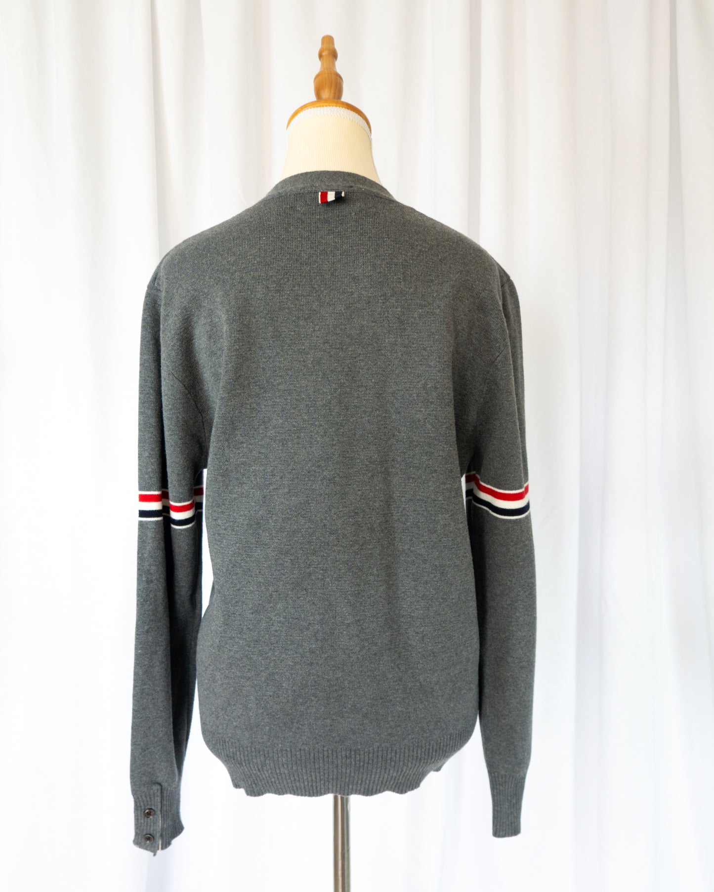 Cardigan Gris - Thom Browne - La Reversa