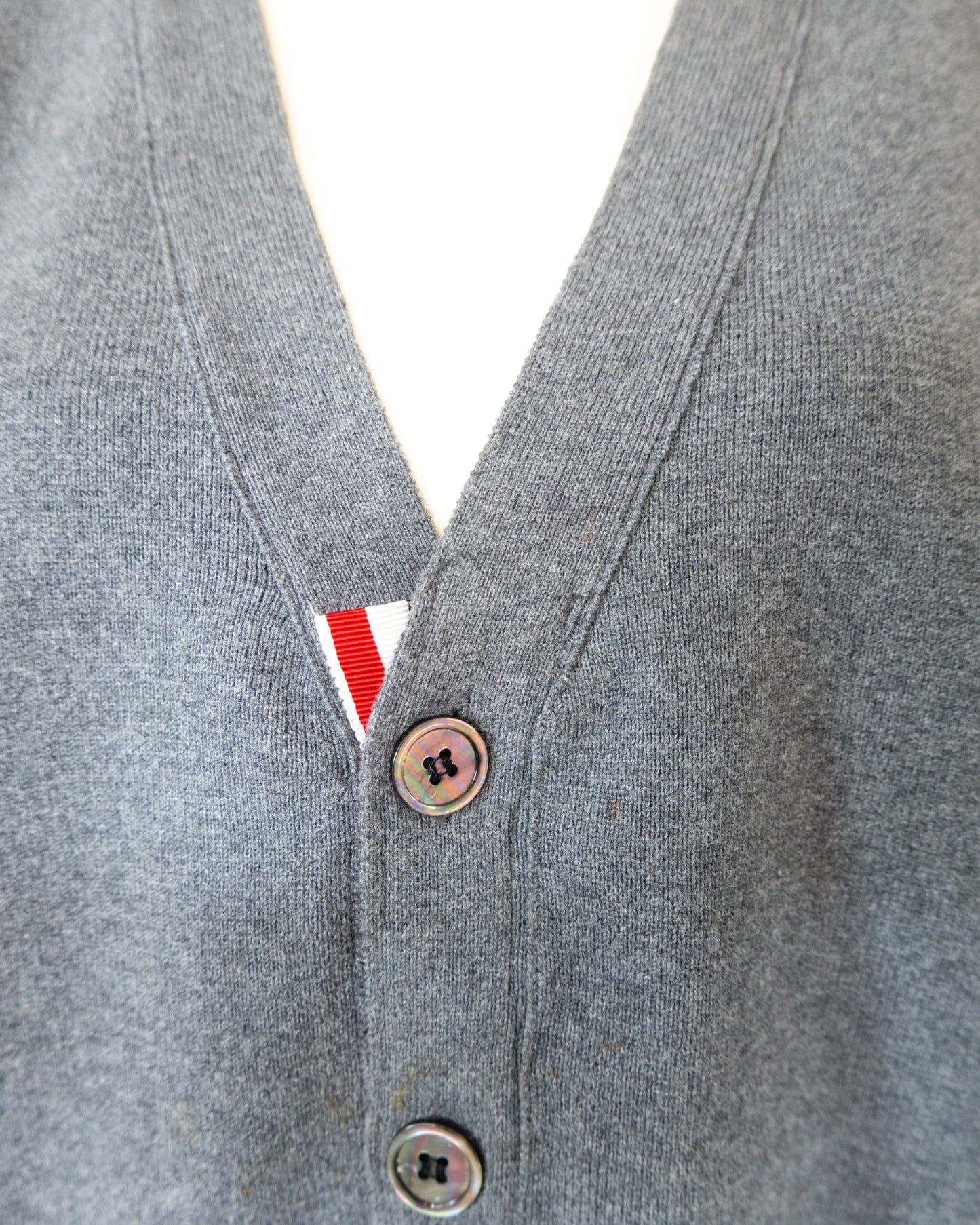 Cardigan Gris - Thom Browne - La Reversa