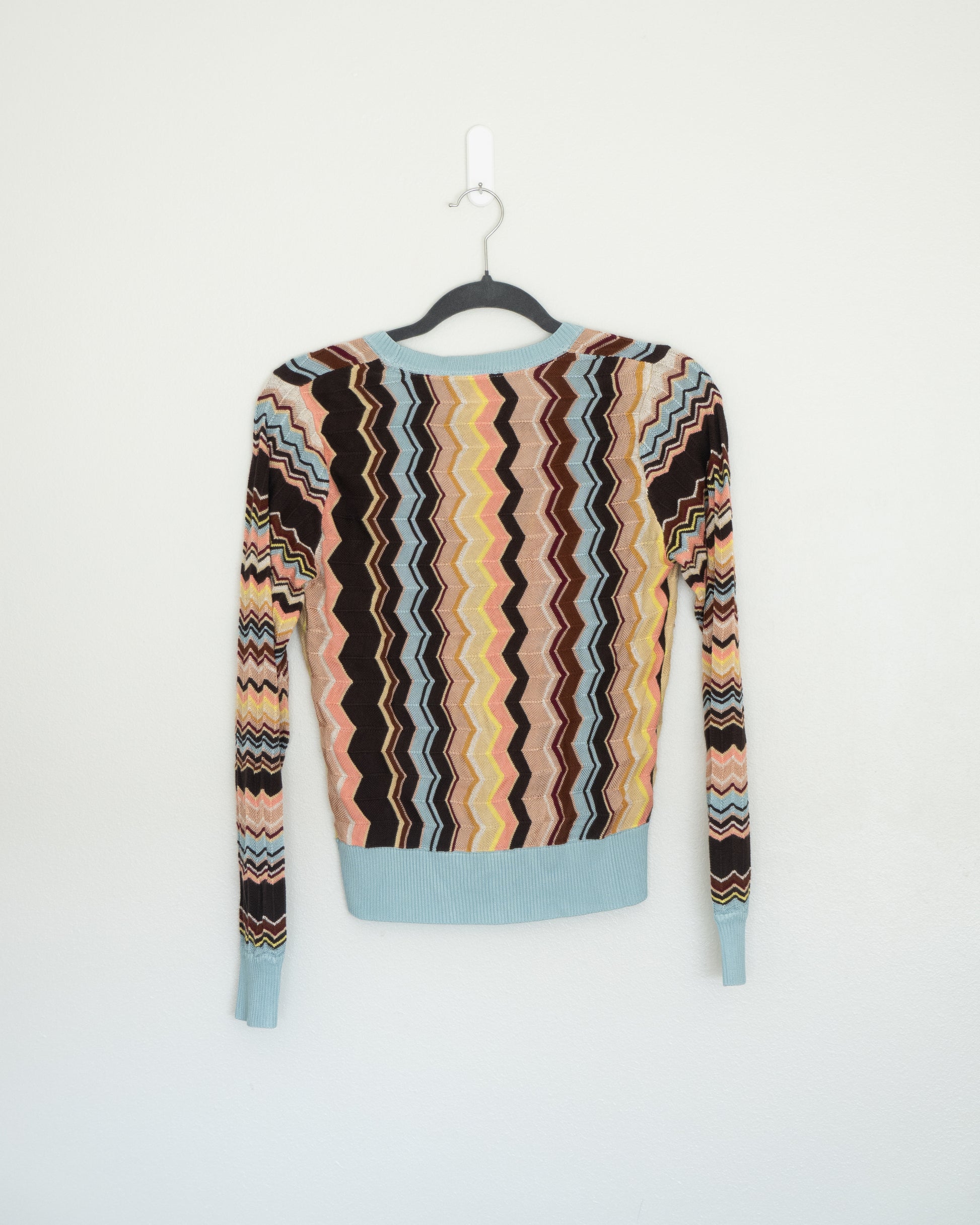 Cardigan Tejido con Zigzag - Missoni - La Reversa