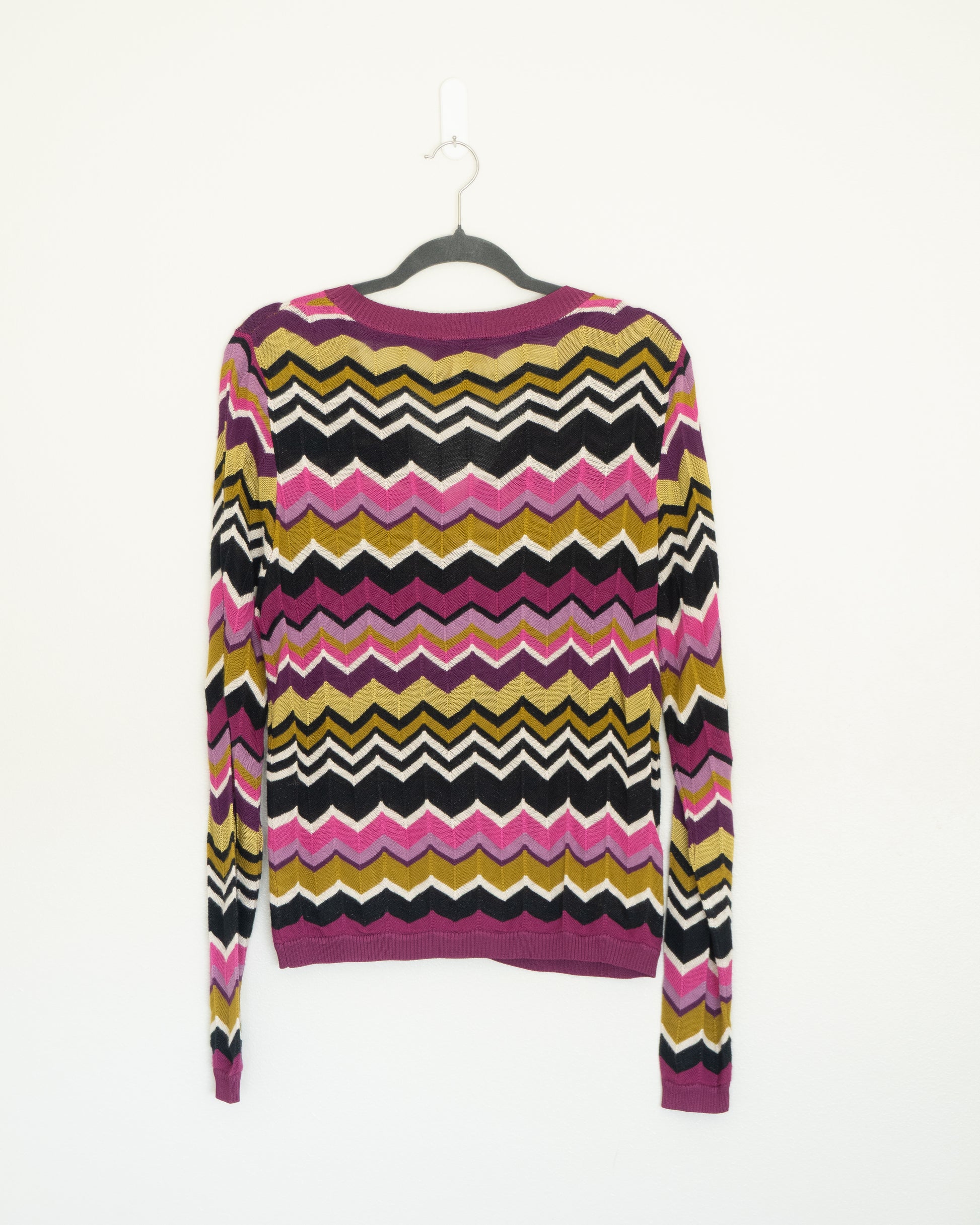Cardigan Zigzag Multicolor - Missoni - La Reversa