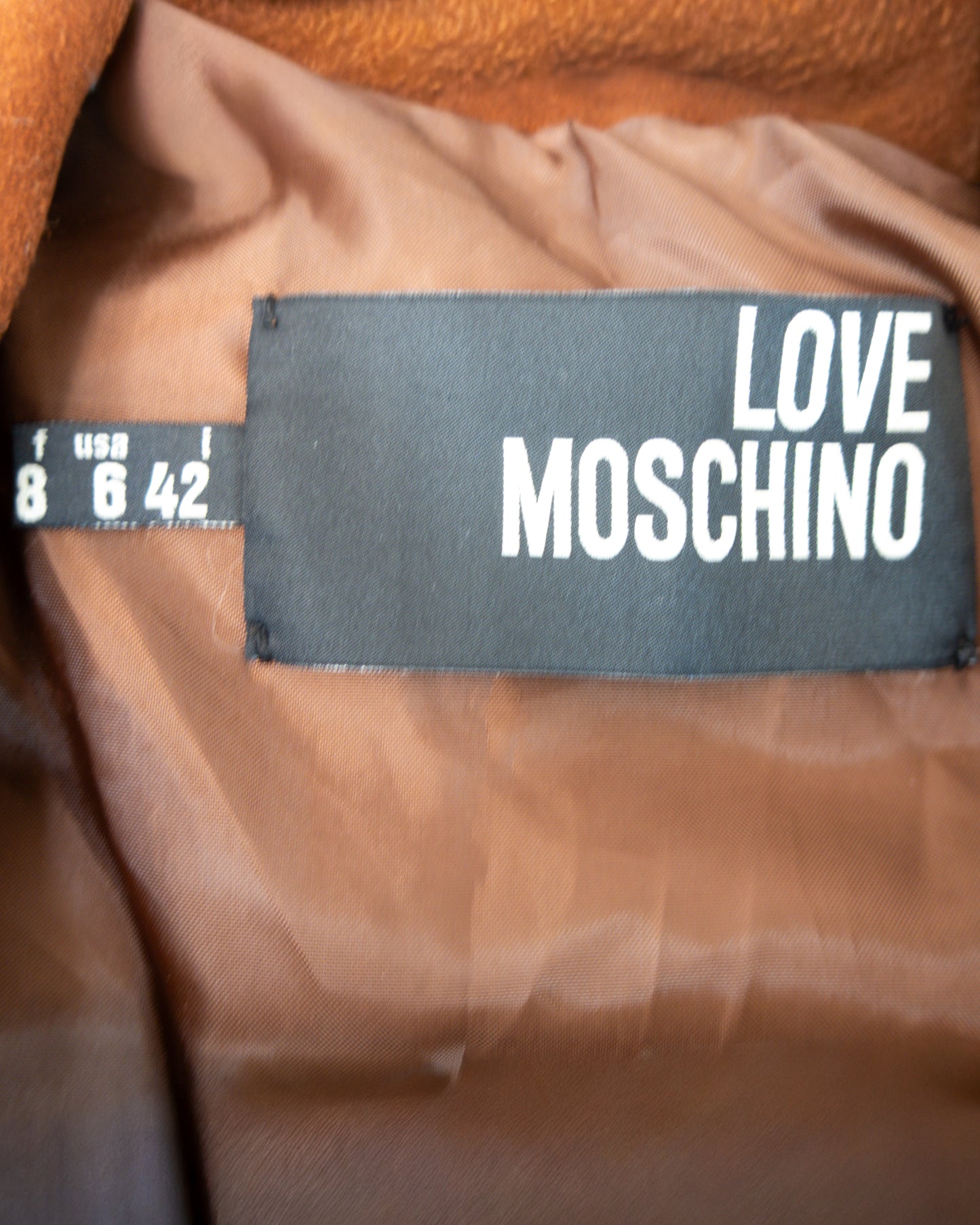 Chaqueta Gamuza Biker Café - Love Moschino - La Reversa