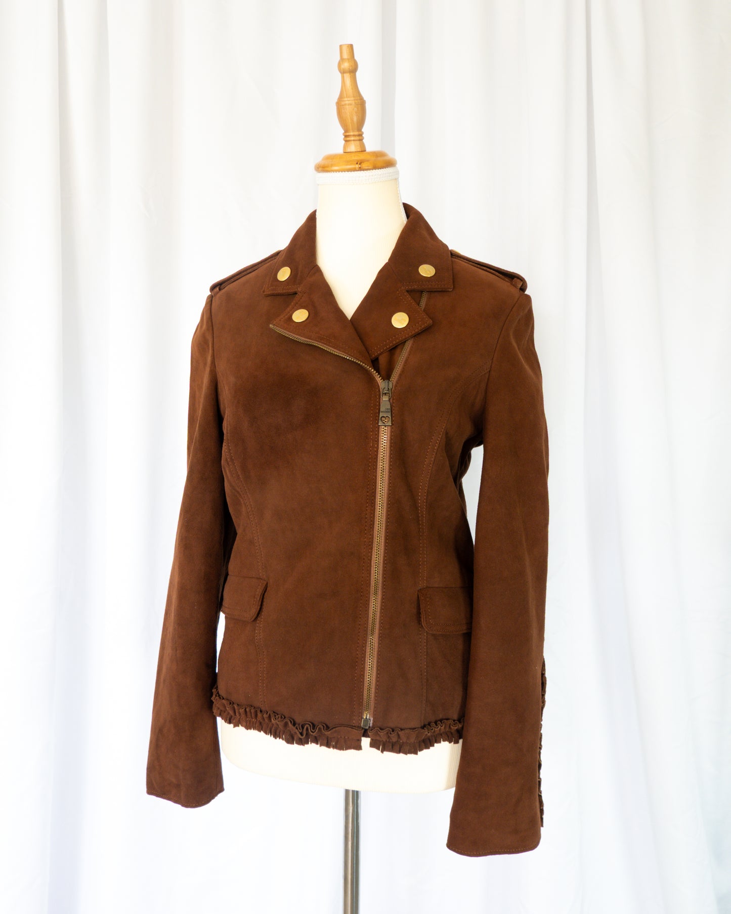 Chaqueta Gamuza Biker Café - Love Moschino - La Reversa