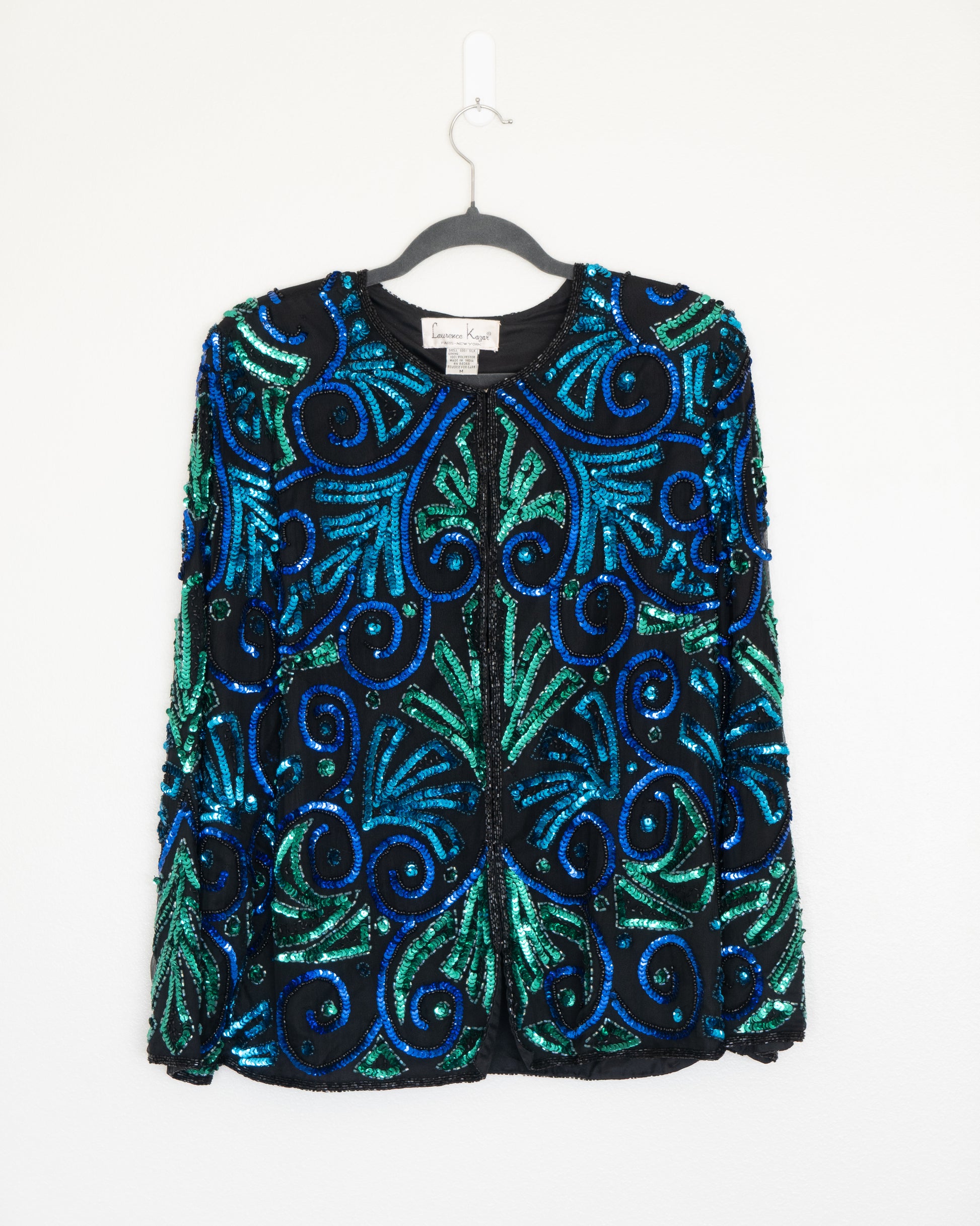 Chaqueta Lentejuelas Bordada 1 - Laurence Kazar - La Reversa