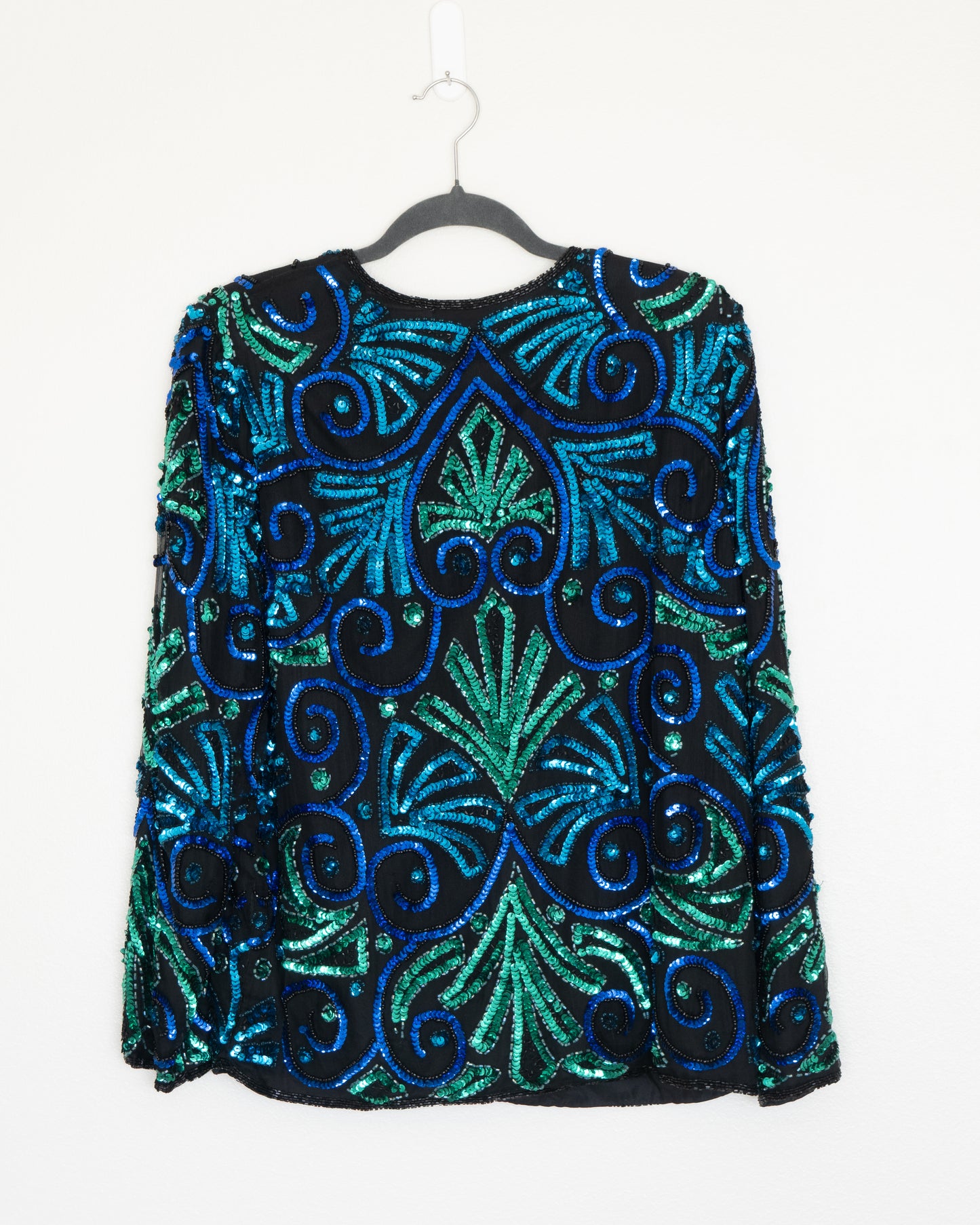 Chaqueta Lentejuelas Bordada 1 - Laurence Kazar - La Reversa