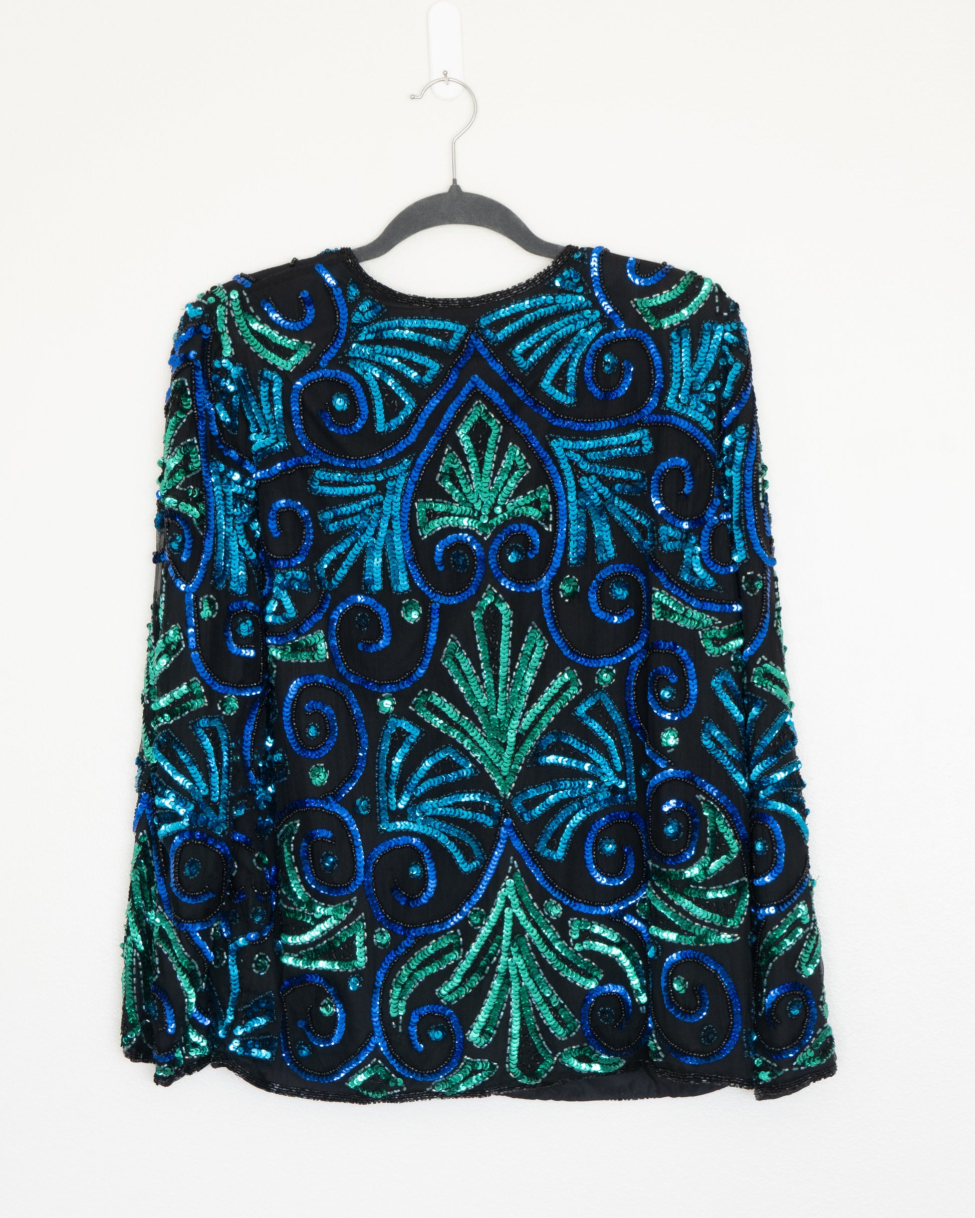 Chaqueta Lentejuelas Bordada 1 - Laurence Kazar - La Reversa
