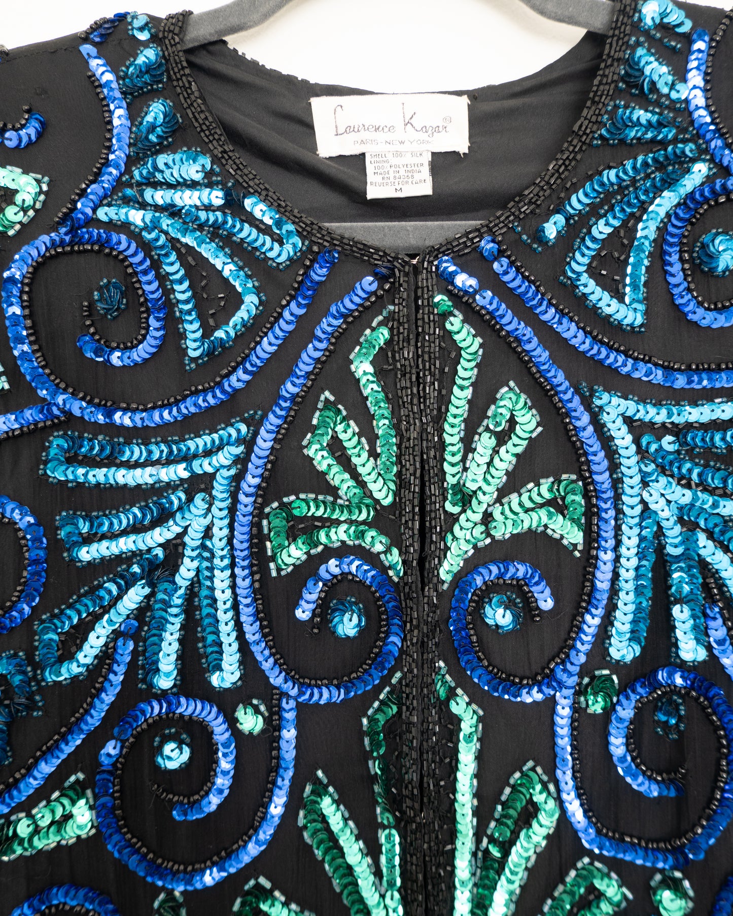 Chaqueta Lentejuelas Bordada 1 - Laurence Kazar - La Reversa
