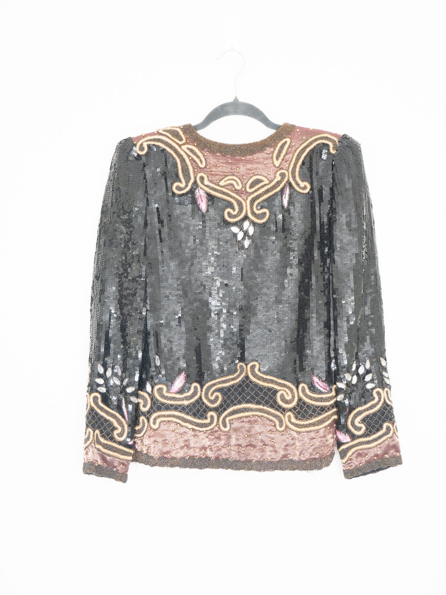 Chaqueta Lentejuelas Bordada 2 - Laurence Kazar - La Reversa