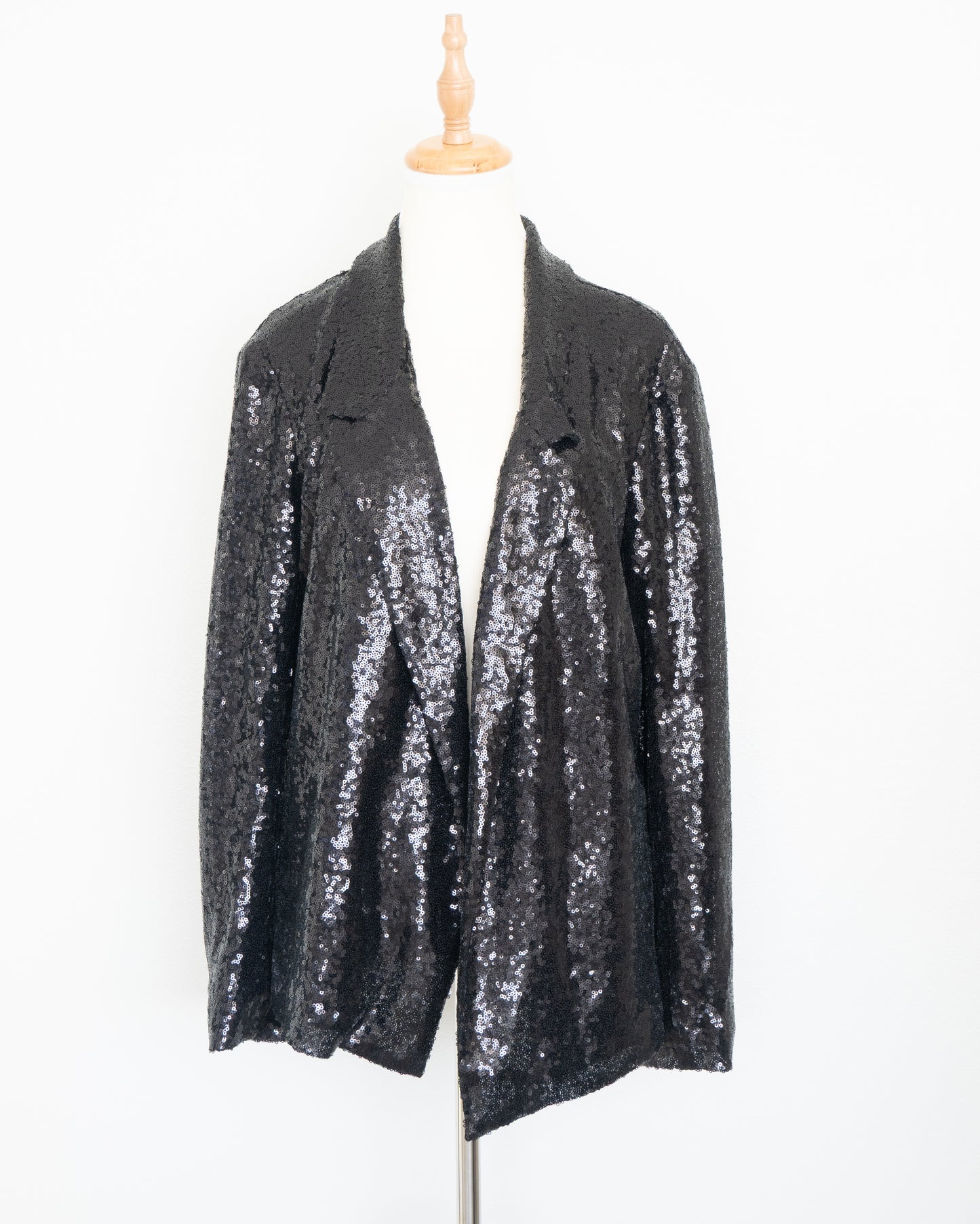 Chaqueta Lentejuelas Negra -  New York & Company - La Reversa