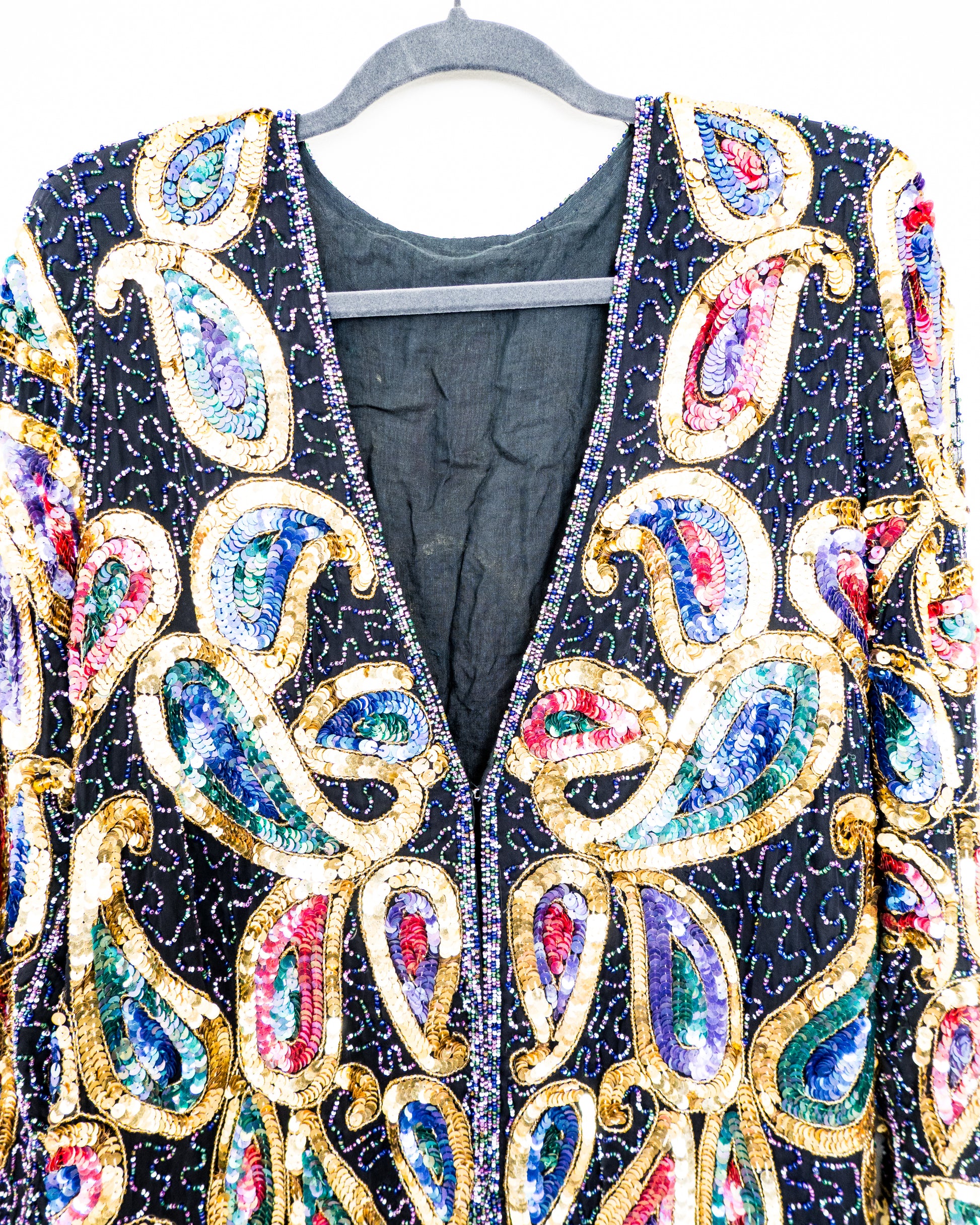Chaqueta Lentejuelas y Pedrería - La Reversa