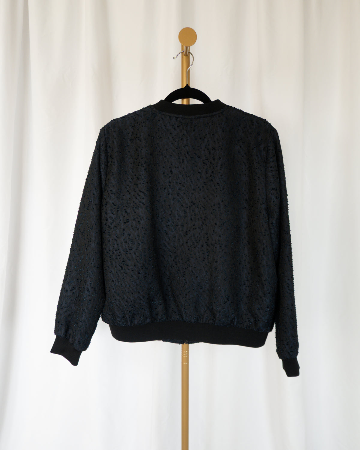 Chaqueta Texturizada Azul Noche - H&M - La Reversa