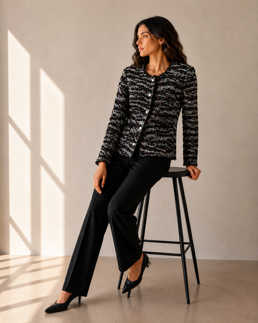 Chaqueta Texturizada Multicolor - Isabel Marant Étoile - La Reversa