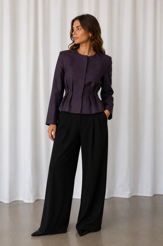 Blazer Structured Plum – H&M
