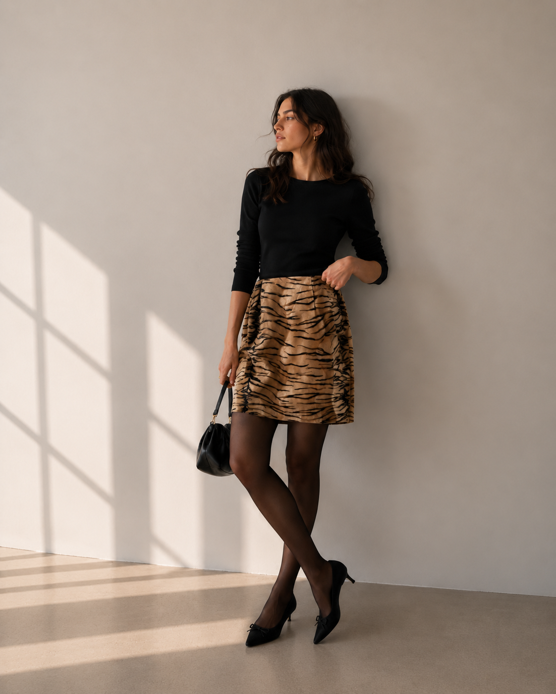 Falda Animal Print - Harve Benard - La Reversa