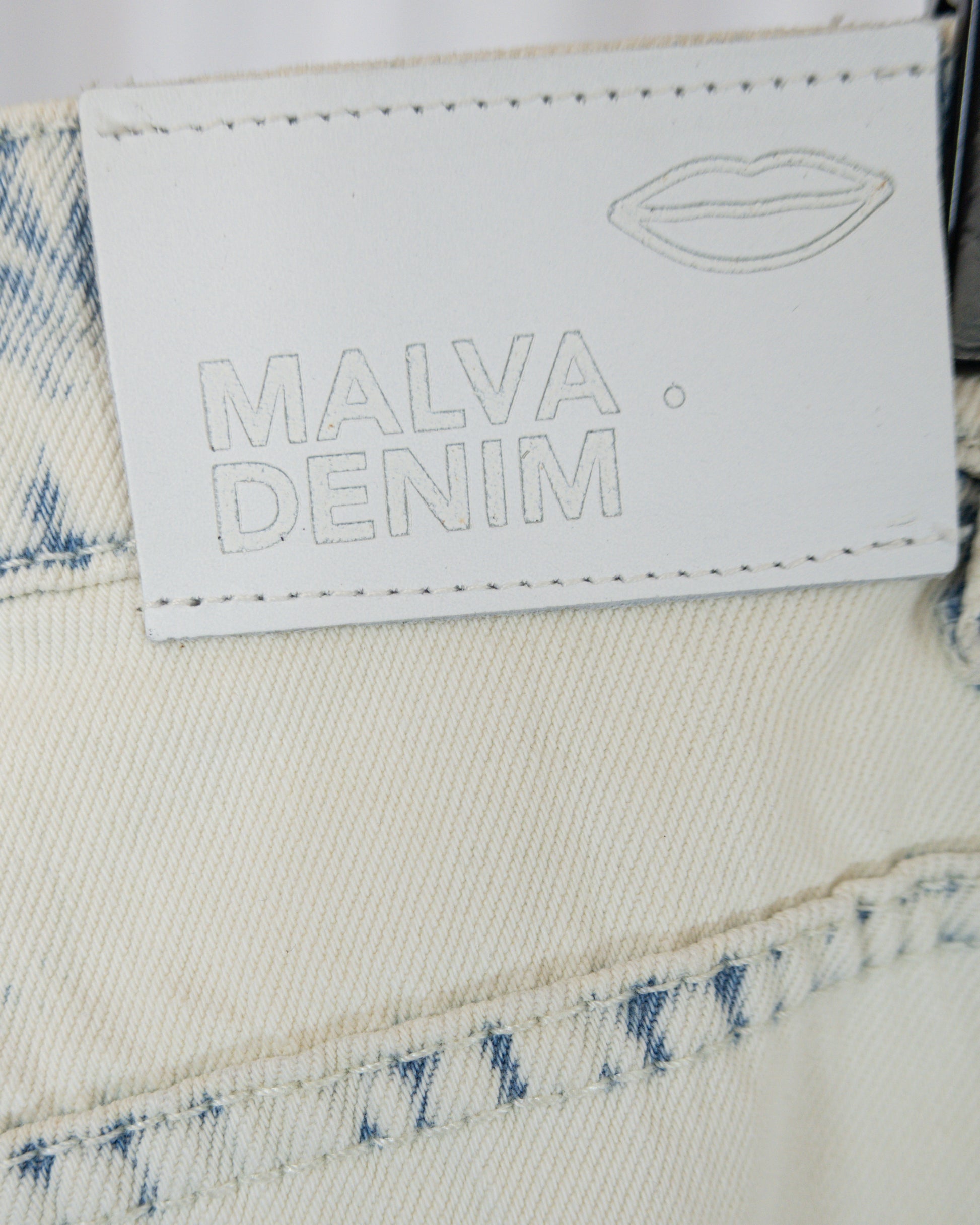 Falda Denim Acid Wash - Malva - La Reversa