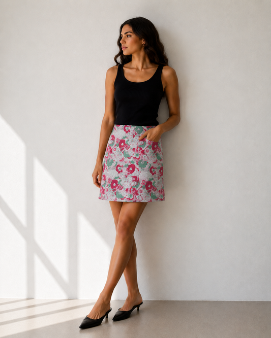 Falda Estructura A-line - Ganni - La Reversa
