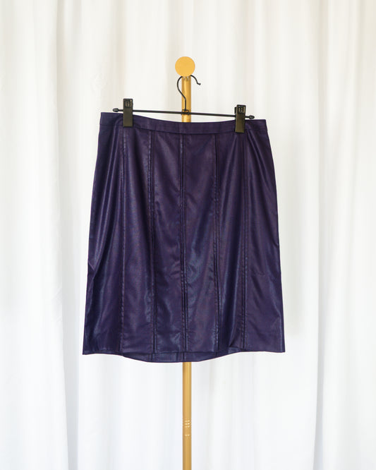 Falda Lápiz Violeta Profundo - Etro Milano - La Reversa