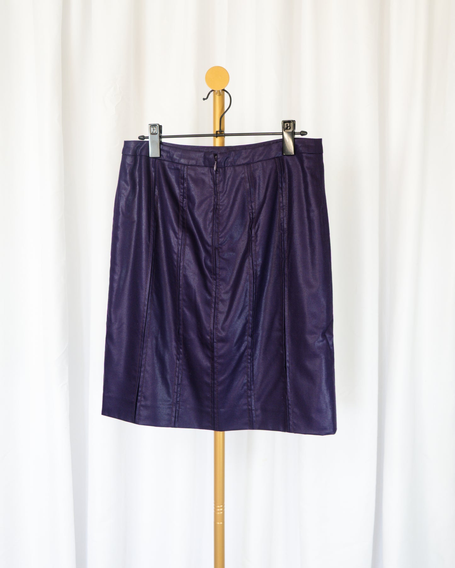 Falda Lápiz Violeta Profundo - Etro Milano - La Reversa
