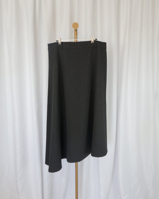Falda Midi Asymmetrical - Zara - La Reversa