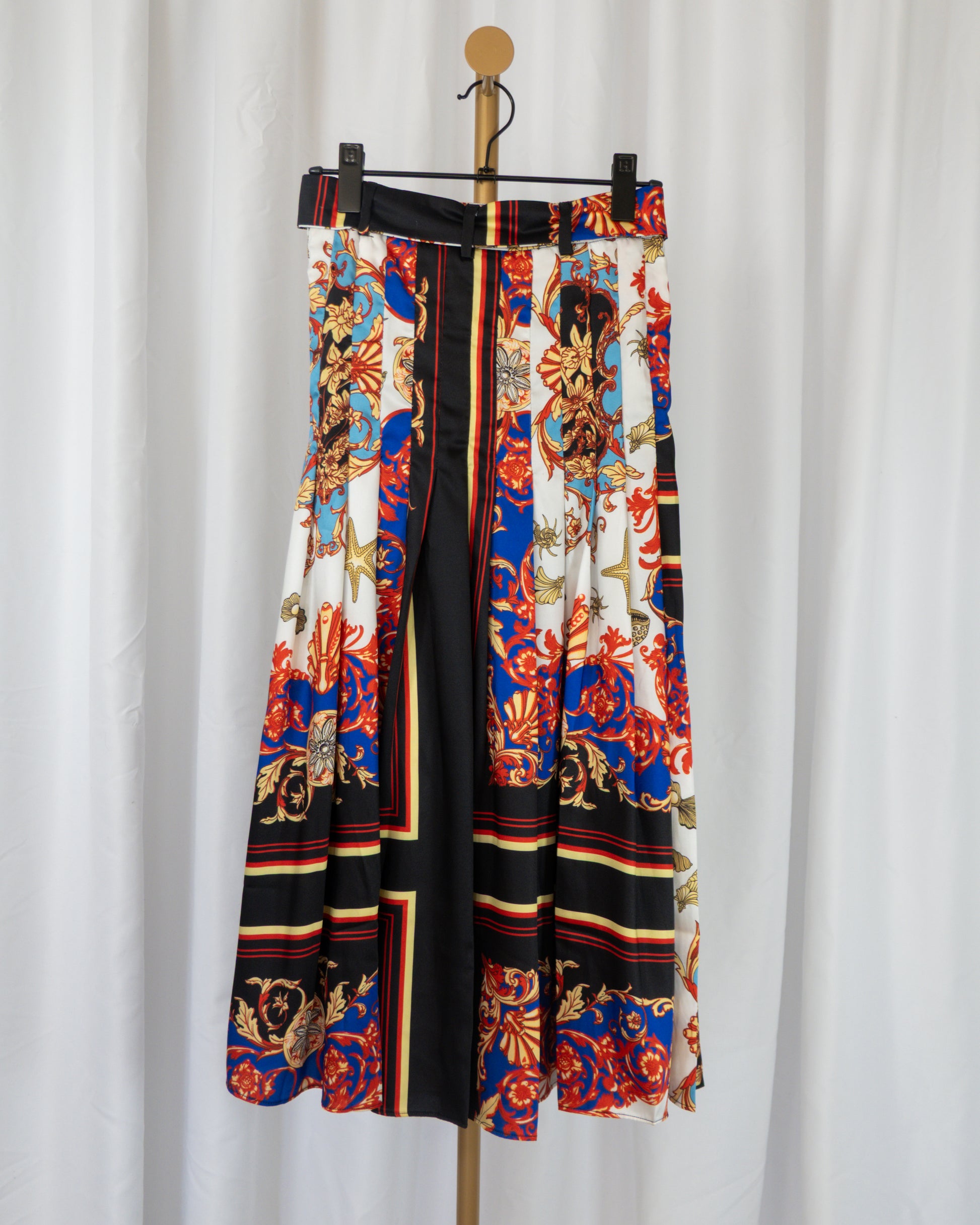 Falda Midi Estampada - Saintmalē - La Reversa