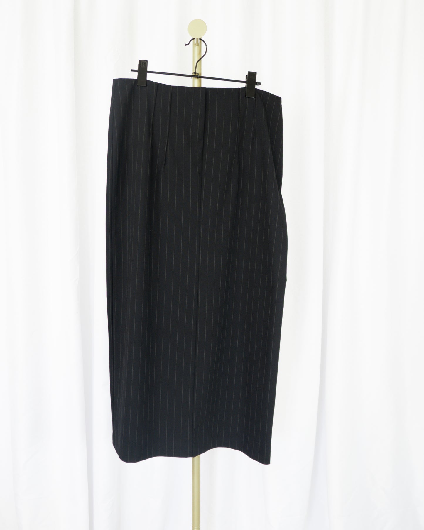 Falda Midi Pinstripe - Zara - La Reversa