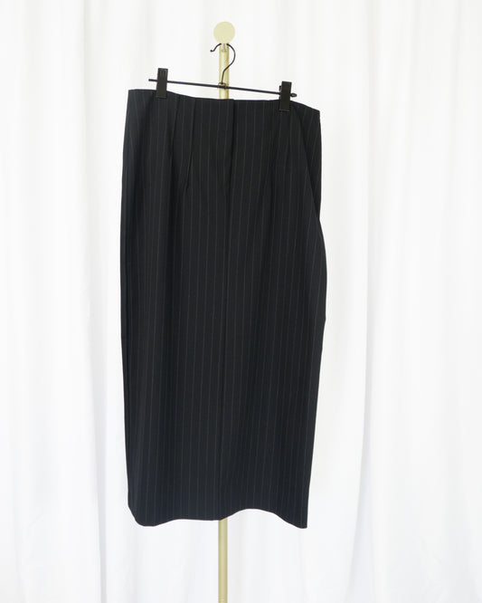 Falda Midi Pinstripe - Zara - La Reversa