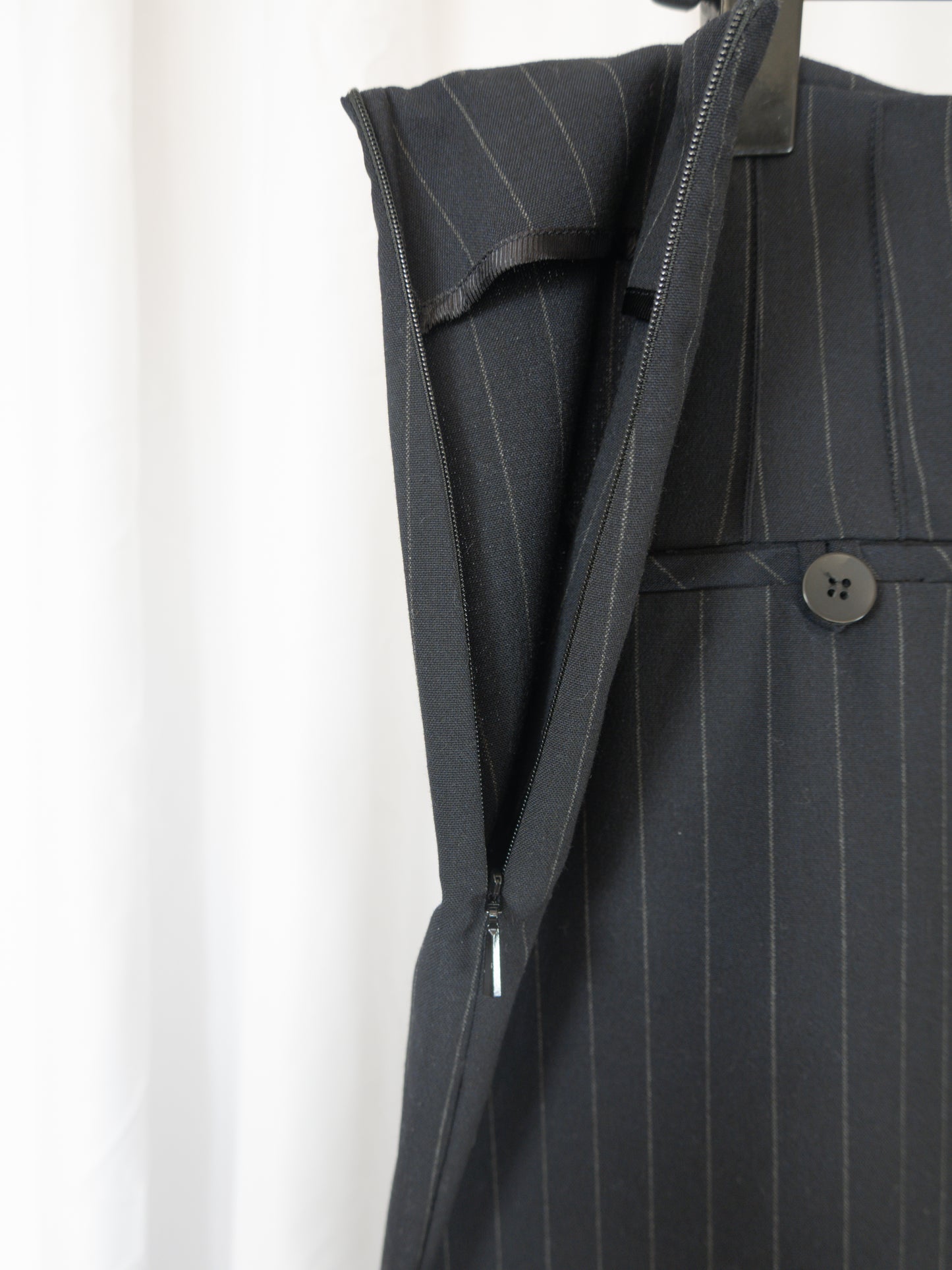 Falda Midi Pinstripe - Zara - La Reversa