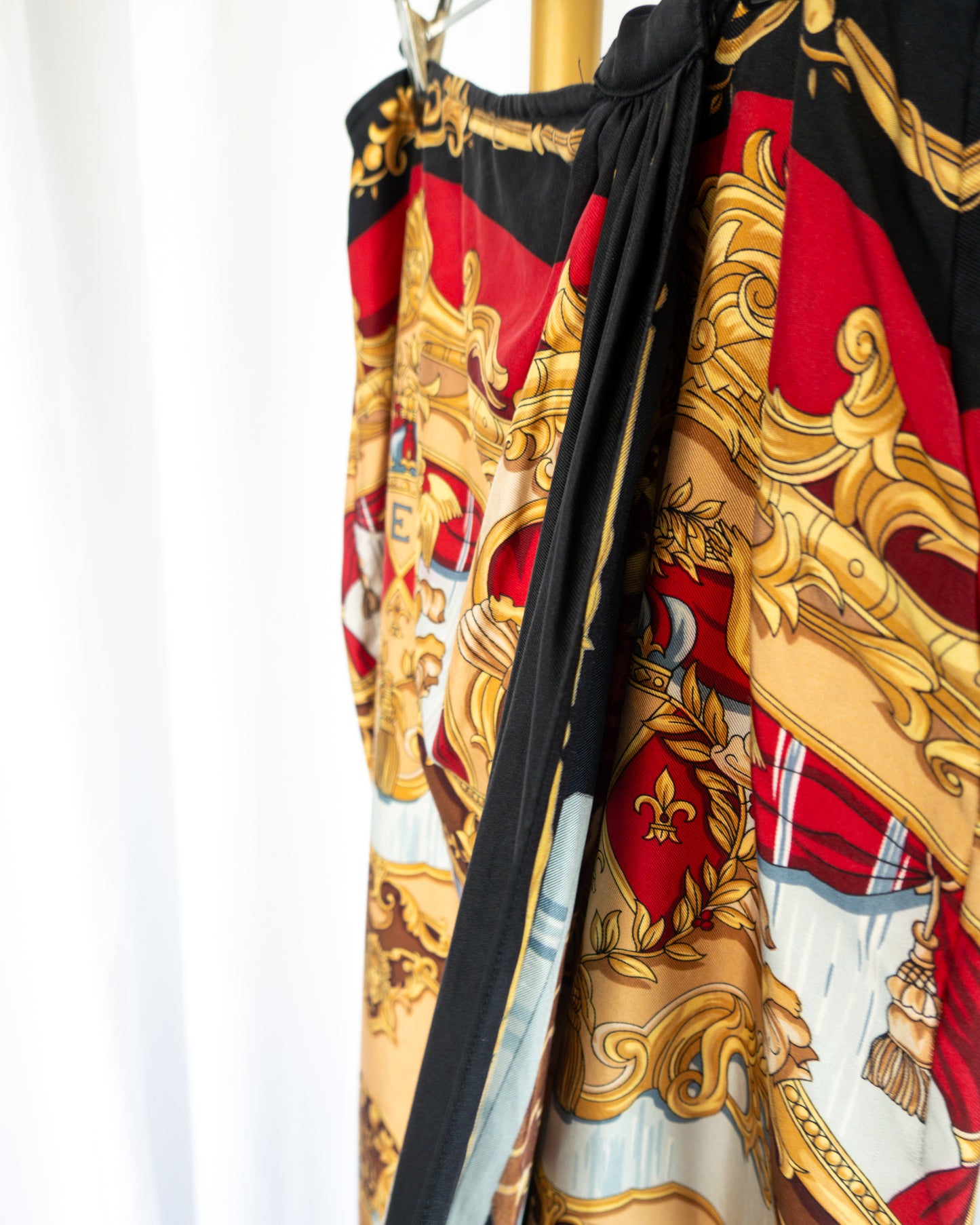 Falda Midi Print Barroco - Emanuel Ungaro - La Reversa