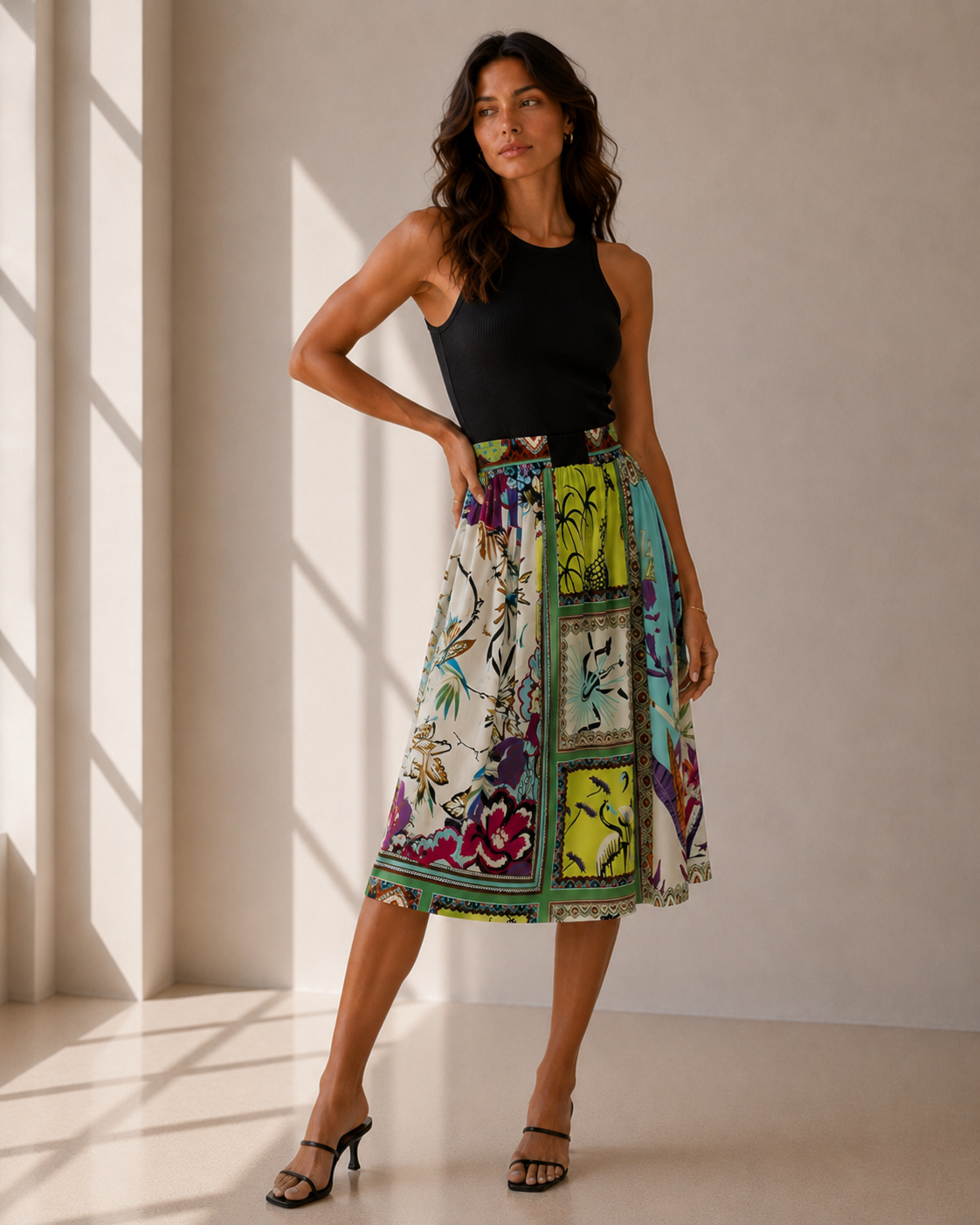 Falda Prints Mix Patchwork - Etro Milano - La Reversa
