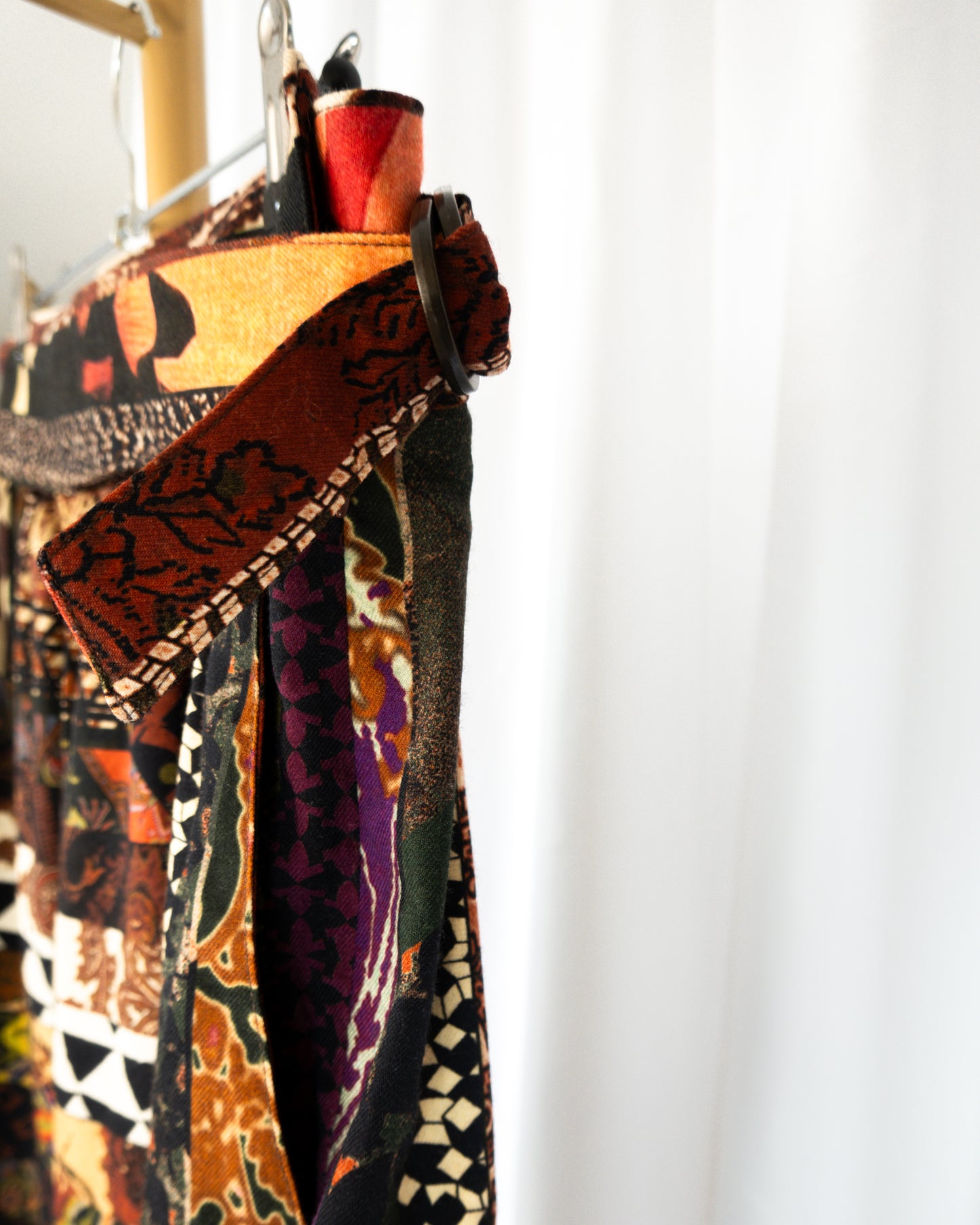 Falda Wrap con Print Mix Patchwork - Etro Milano - La Reversa