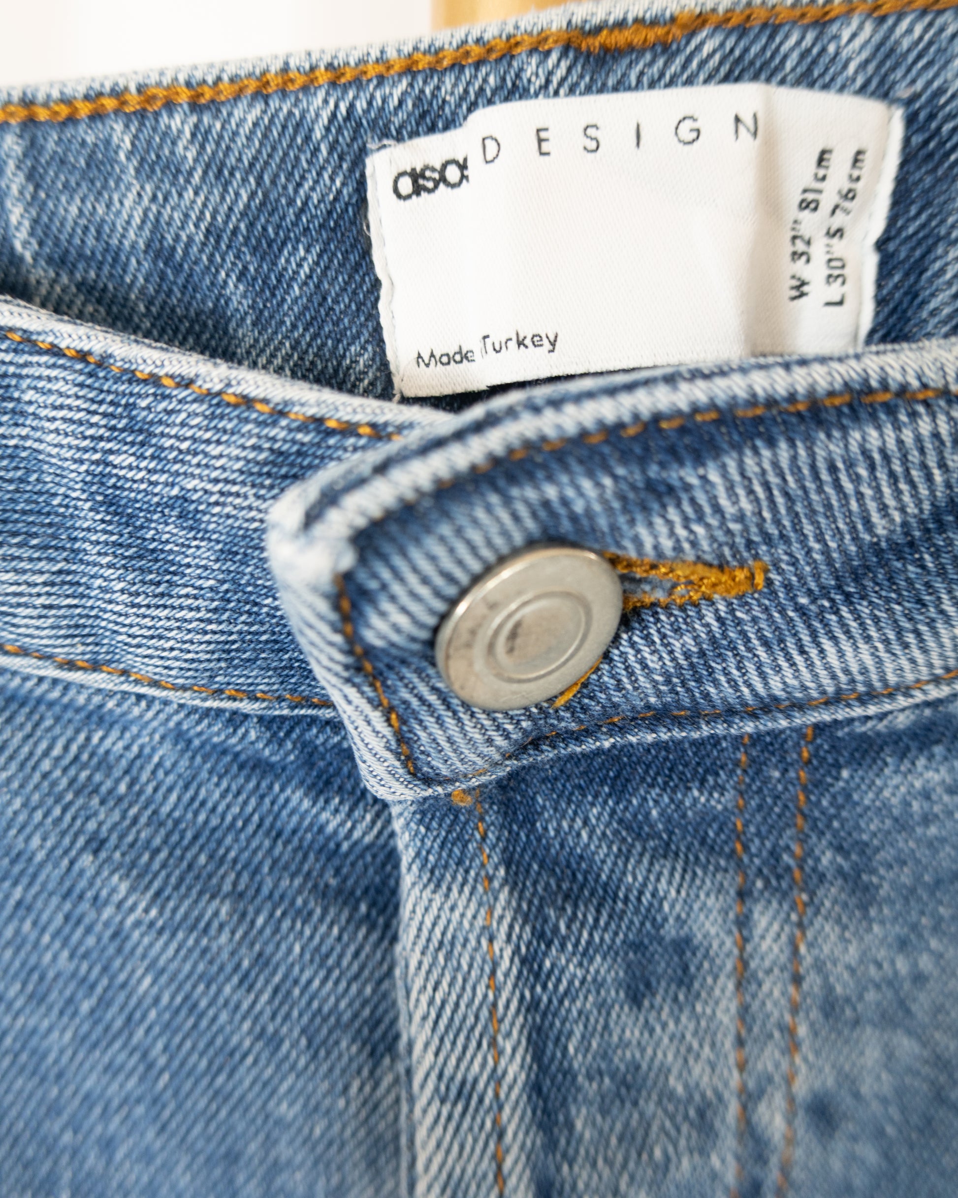 Jeans Denim Lavado - Asos Design - La Reversa