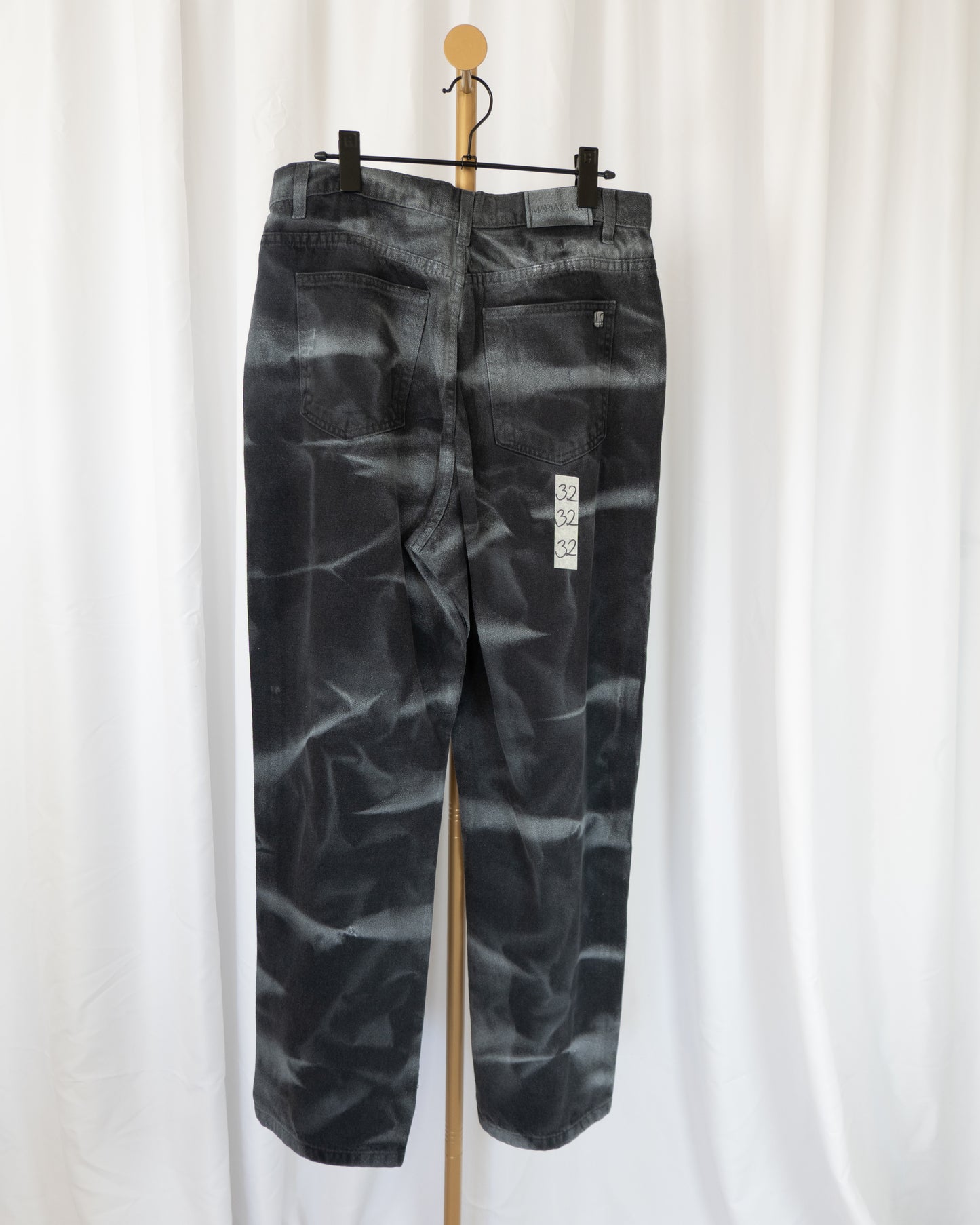 Jeans Negro Marmoleado 1  - Maria Cher - La Reversa