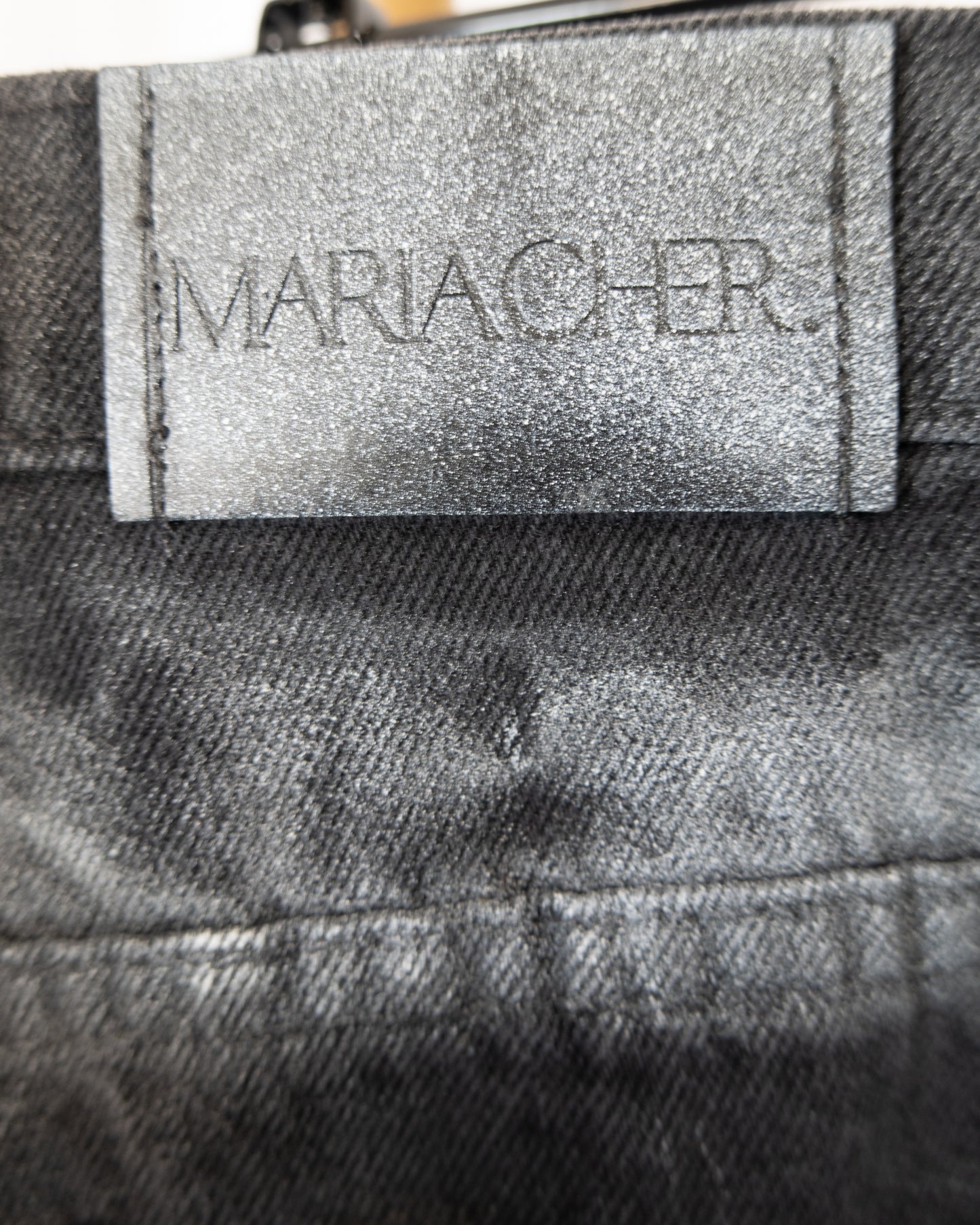 Jeans Negro Marmoleado 1  - Maria Cher - La Reversa