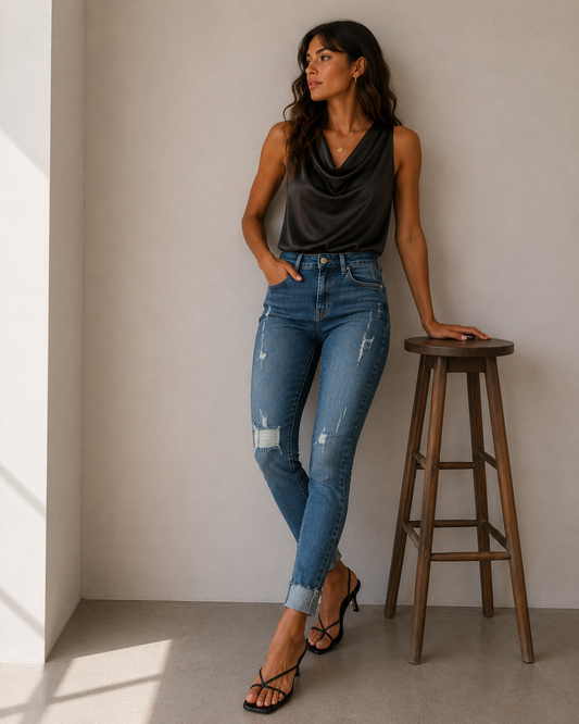 Jeans Skinny Amelie  - River Island - La Reversa
