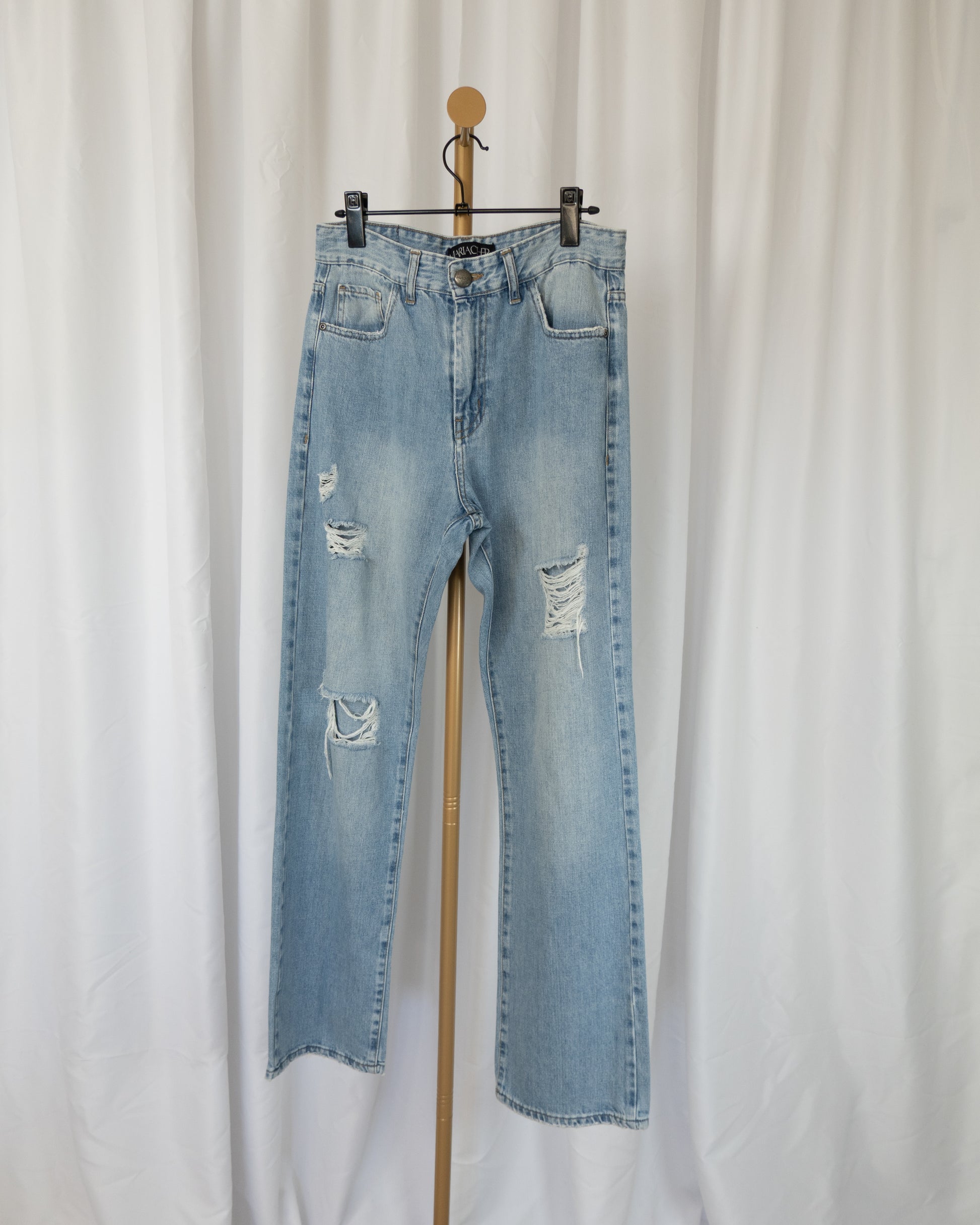 Jeans Straight Low Aloe - Maria Cher - La Reversa