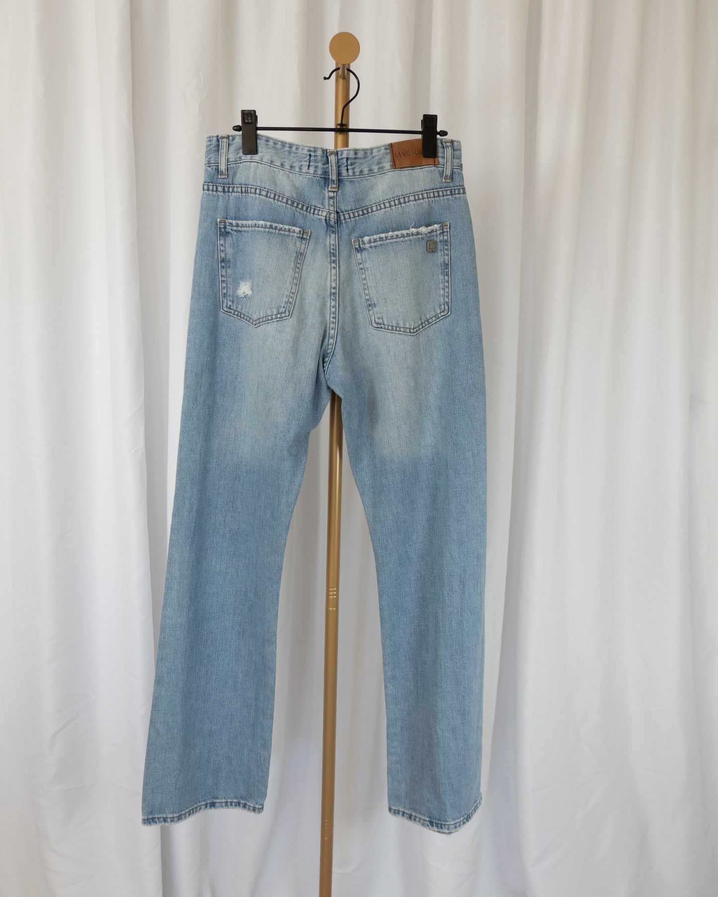 Jeans Straight Low Aloe - Maria Cher - La Reversa