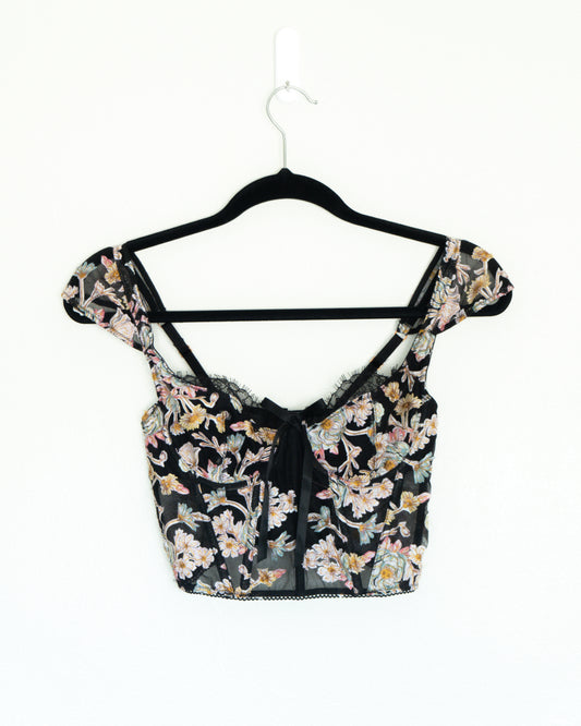 Lencería - Victoria’s Secret Bustier Flores - La Reversa
